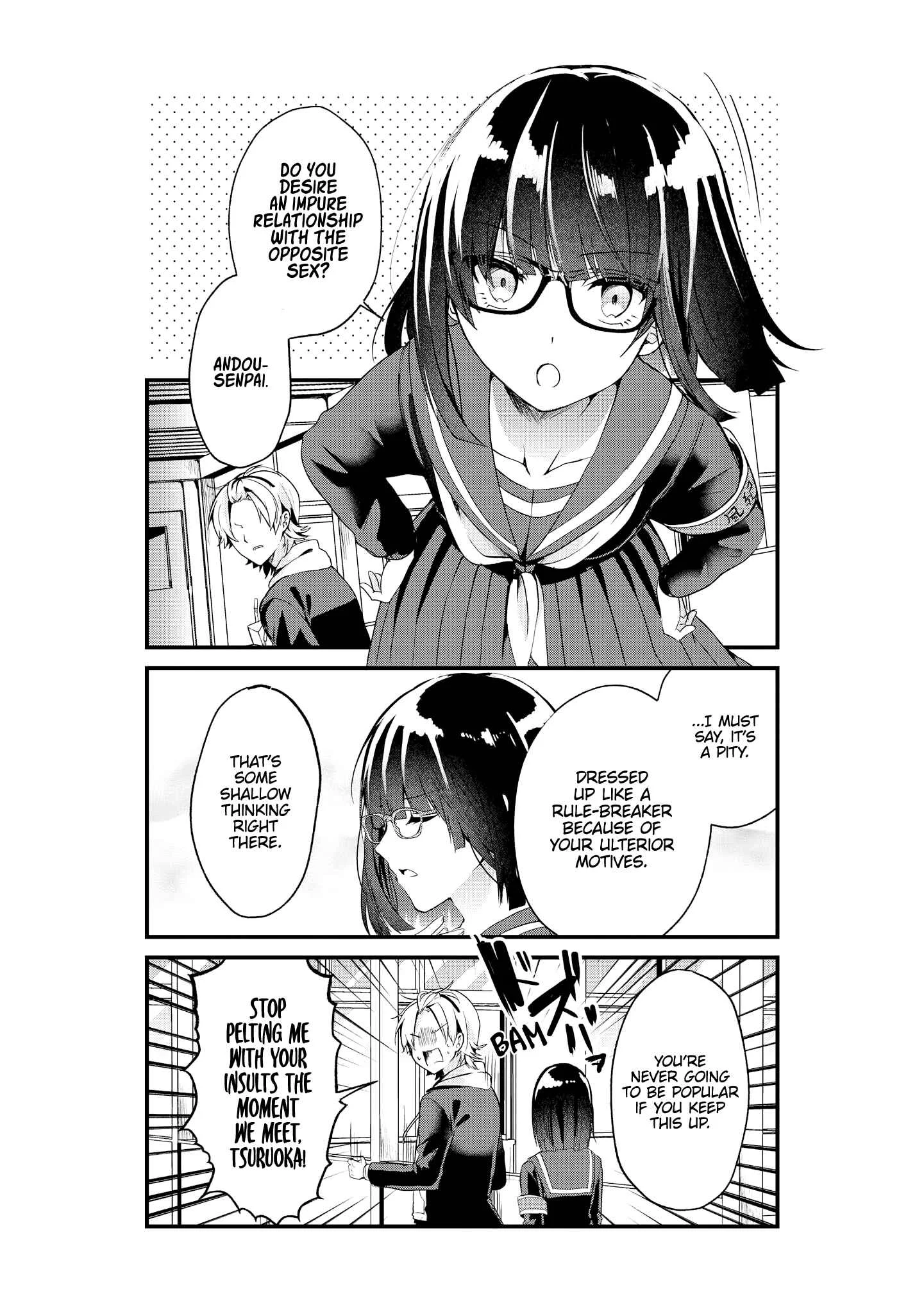 Uza Kawaii Kouhai to Ichaicha suru dake no Anthology Comic Chapter 5: Andou-Senpai, Morals in Disorder - Page 3