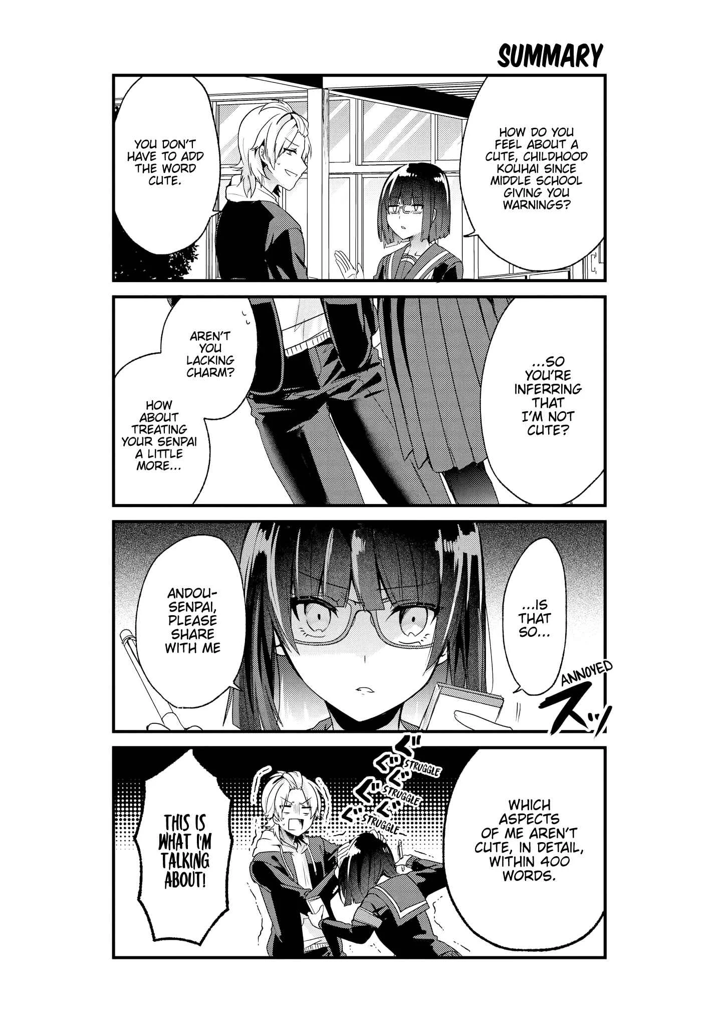 Uza Kawaii Kouhai to Ichaicha suru dake no Anthology Comic Chapter 5: Andou-Senpai, Morals in Disorder - Page 7