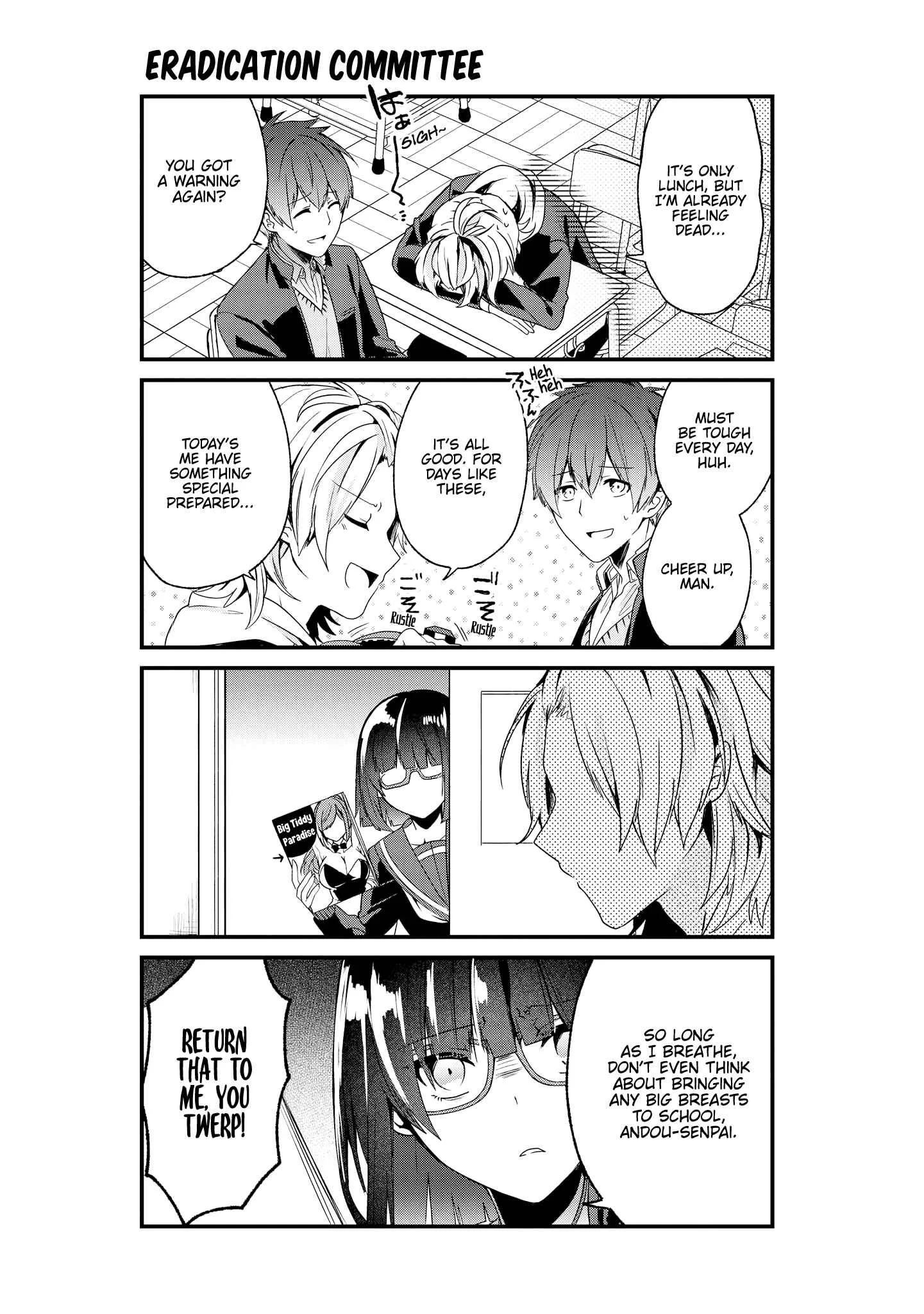 Uza Kawaii Kouhai to Ichaicha suru dake no Anthology Comic Chapter 5: Andou-Senpai, Morals in Disorder - Page 8