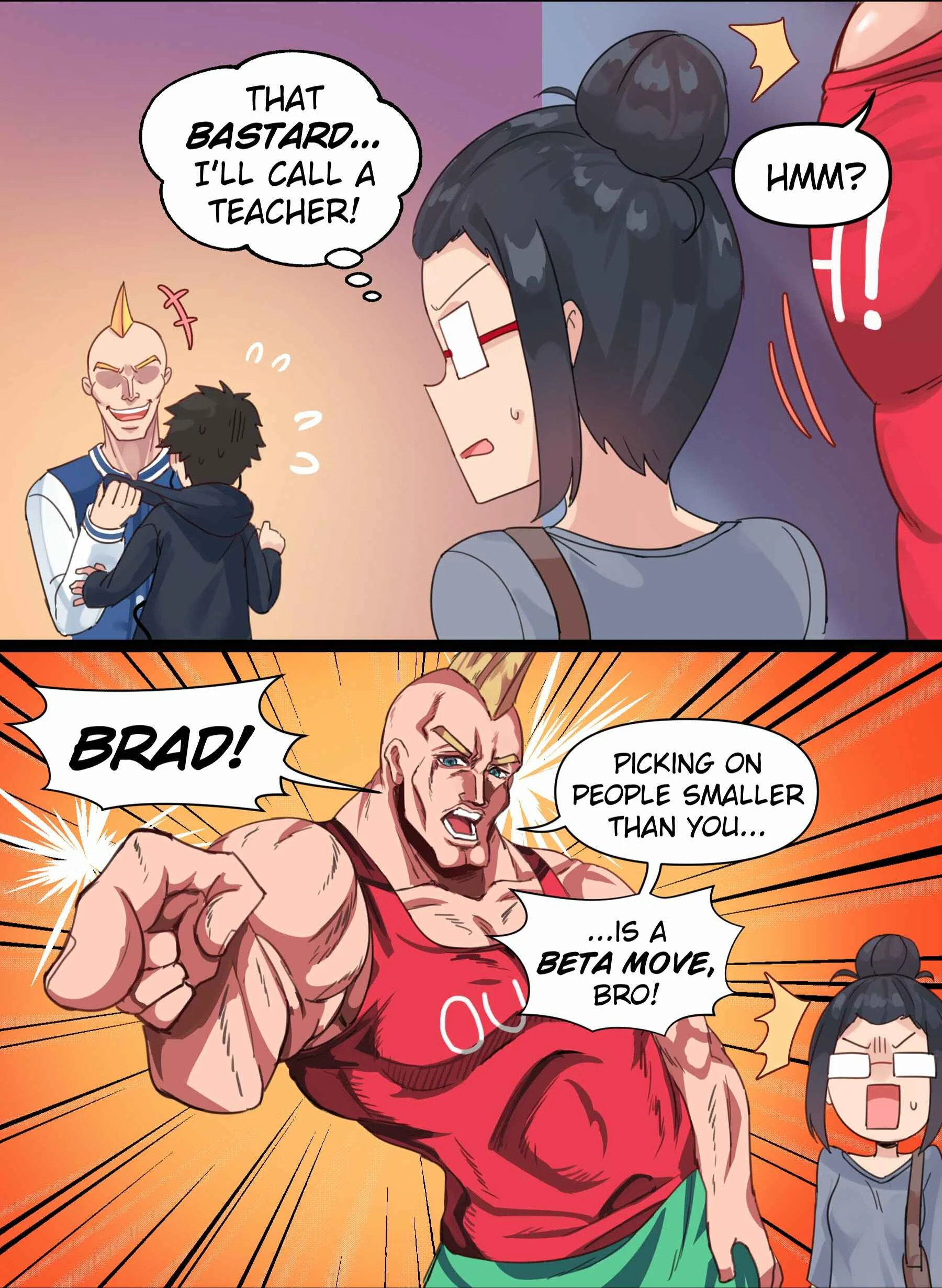 Virgin vs. Chad Chapter 3: Virgin vs. Brad! - Page 2