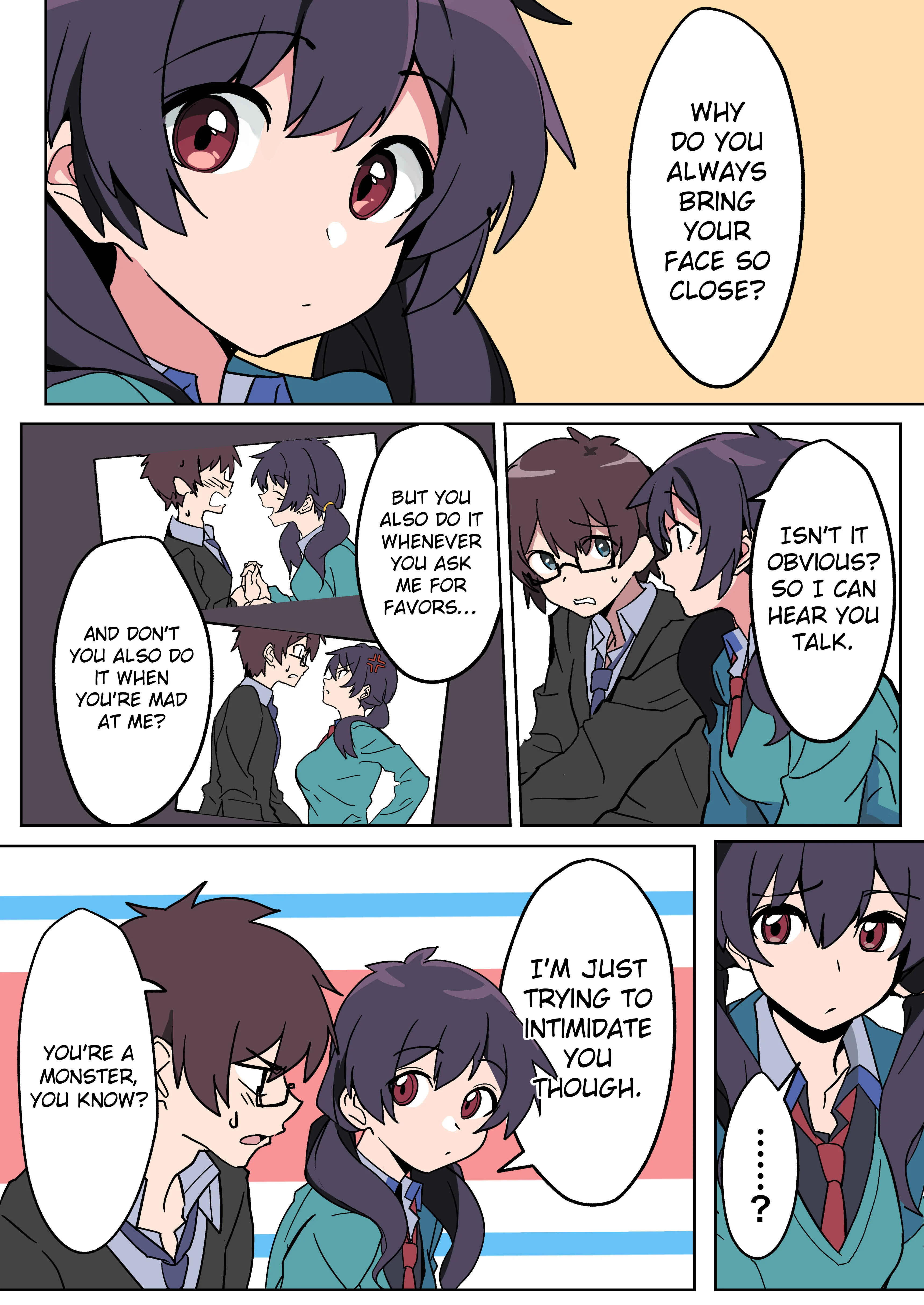 Vivid Line Chapter 2: About the Case When the Female Friend Brings Her Face Too Close - Page 2