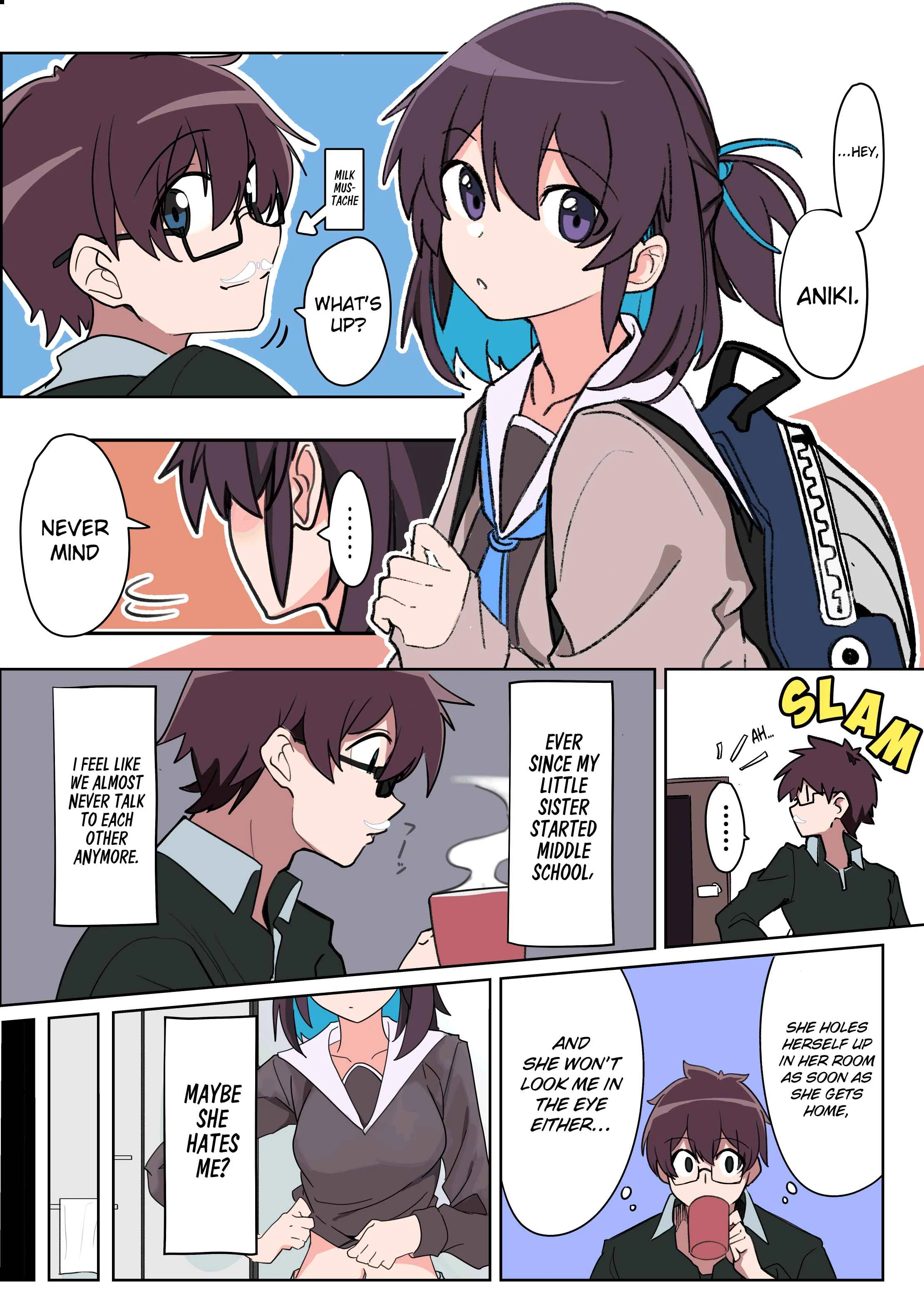 Vivid Line Chapter 4: The Little Sister Who Is Becoming Agonizingly Conscious About Her Brother - Page 2