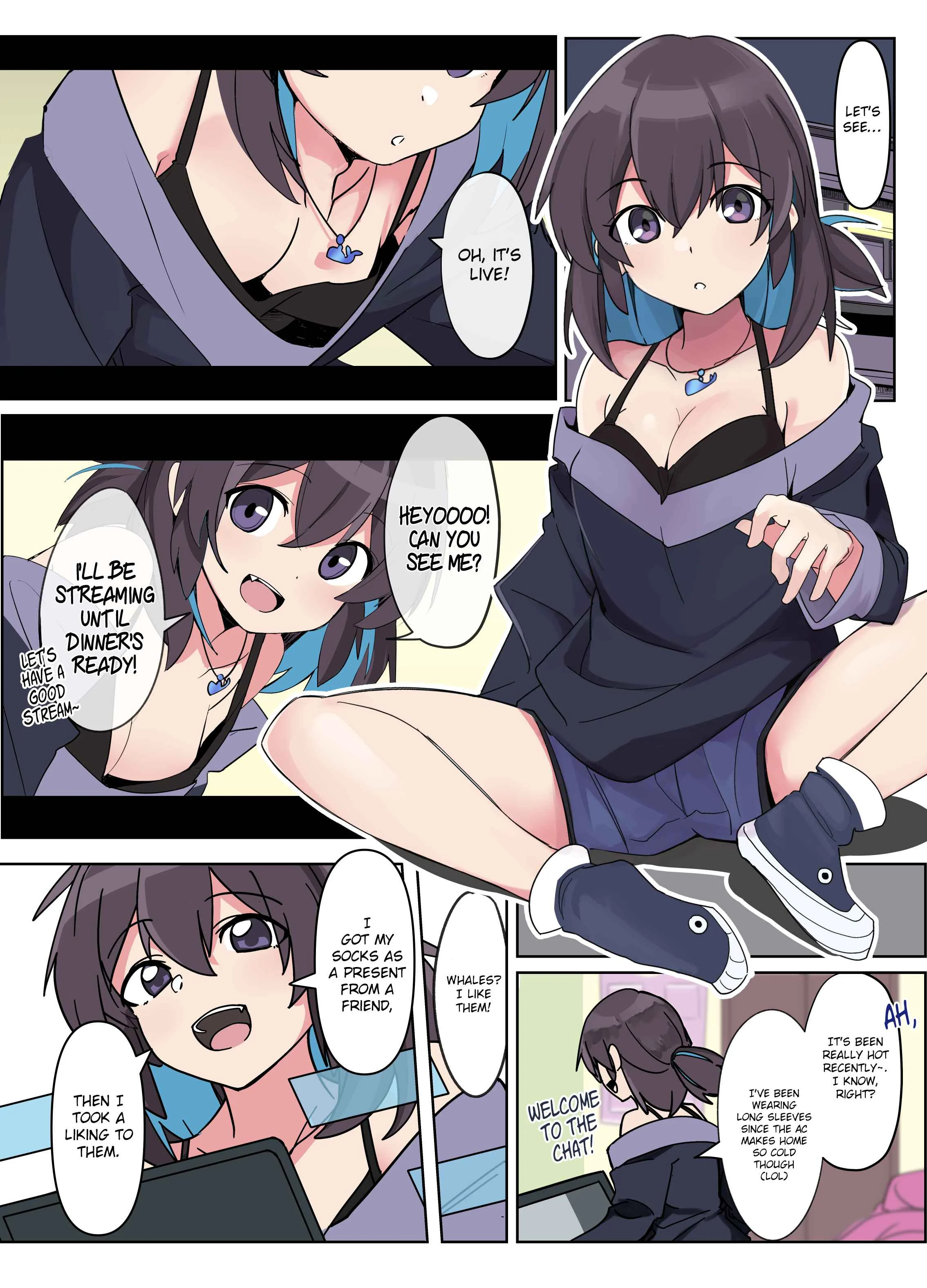 Vivid Line Chapter 5: The Live Streaming Little Sister Wants to Call Her Brother “Onii-Chan” - Page 1