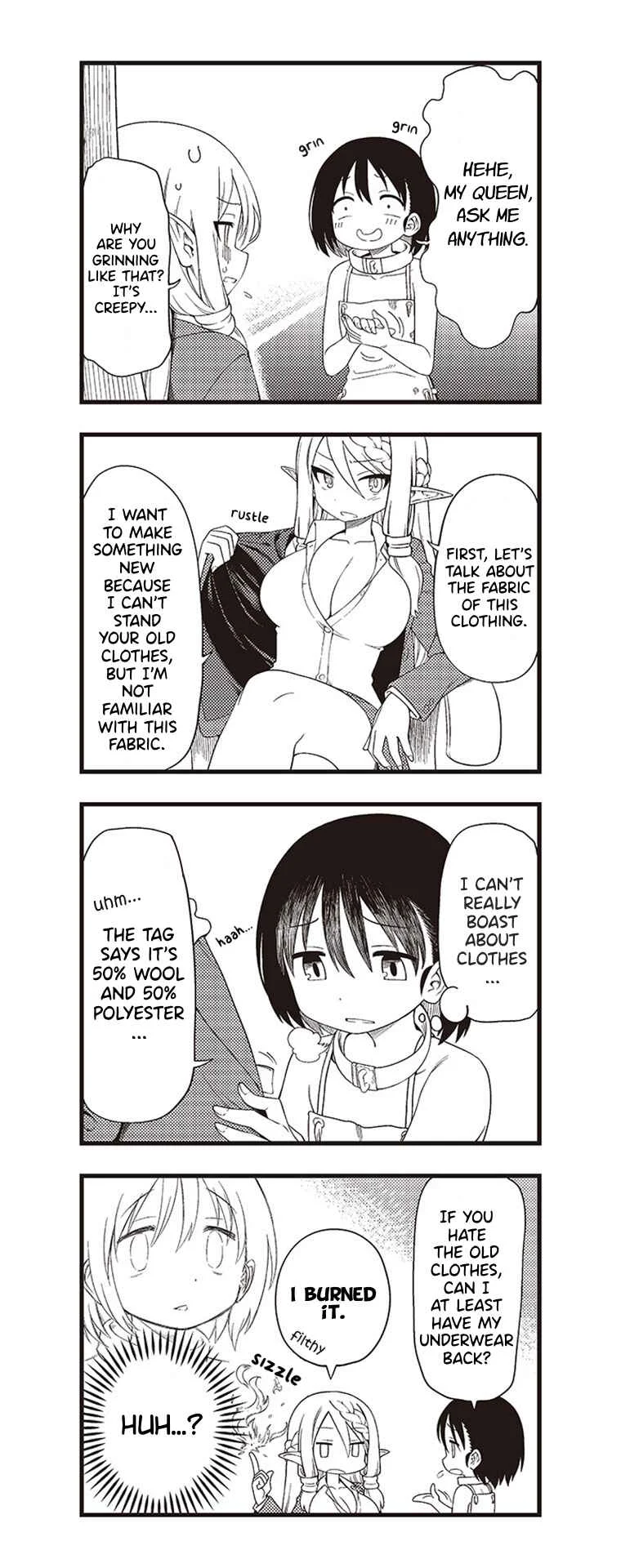 Watashi, Isekai de Dorei ni Sarechaimashita (Naki) Shikamo Goshujin-sama wa Seikaku no Warui Elf no Joou-sama! (demo Chou Bijin ← Koko Daiji) Munou Sugite Nonoshiraremakuru kedo Douryou no Orc ga Iyashi-kei dashi Sato no Elf wa Kawaiishi Kekkou Tanoshinderu Watashi desu. Chapter 2 - Page 3