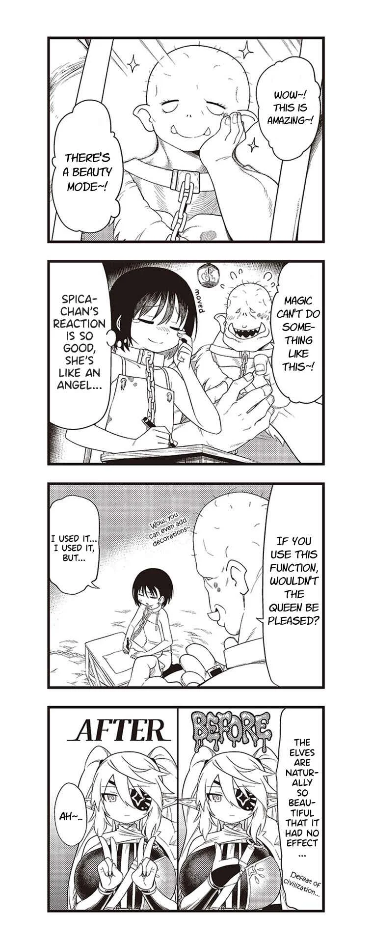 Watashi, Isekai de Dorei ni Sarechaimashita (Naki) Shikamo Goshujin-sama wa Seikaku no Warui Elf no Joou-sama! (demo Chou Bijin ← Koko Daiji) Munou Sugite Nonoshiraremakuru kedo Douryou no Orc ga Iyashi-kei dashi Sato no Elf wa Kawaiishi Kekkou Tanoshinderu Watashi desu. Chapter 2 - Page 11