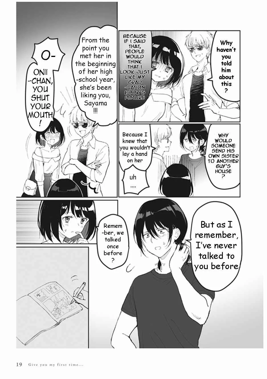 Watashi no Hajimete, Kimi ni Agemasu Chapter 1.3: A Bit... Suspicious - Page 6