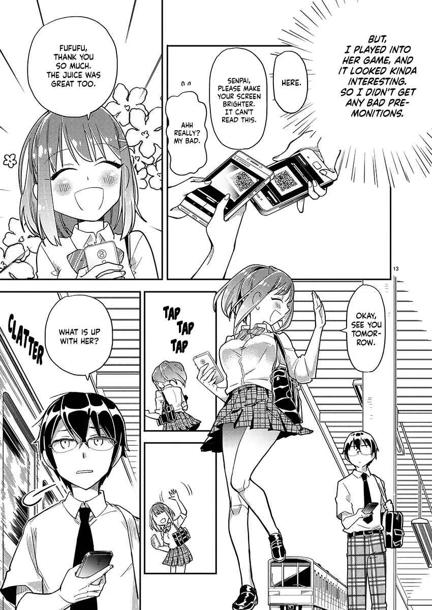 Watashi no Shiranai, Senpai no 100 Ko no Koto Chapter 1: What's your LINE account, senpai? - Page 14