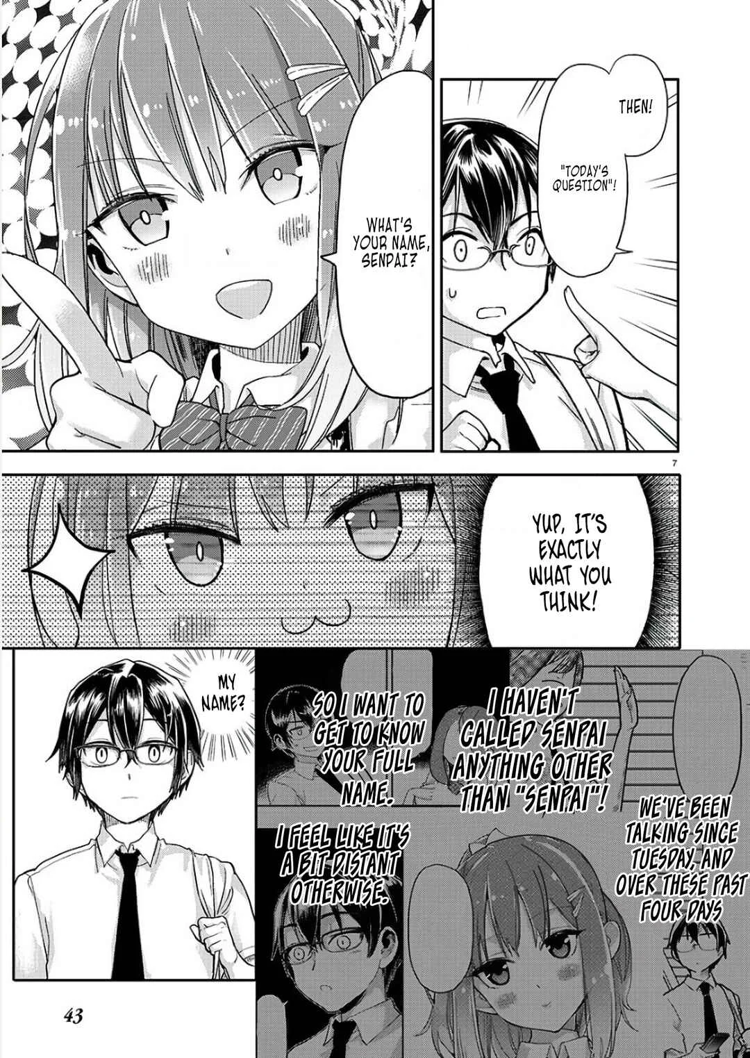 Watashi no Shiranai, Senpai no 100 Ko no Koto Chapter 4: What's Your Name Senpai? - Page 7