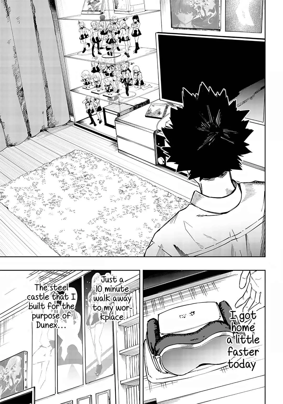 Wazawai no Avalon: Game Saijaku no Akuyaku Debu ni Ten'i Shita kedo, Ore dake "Yasereba Tsuyokute New Game" na Sekai datta no de, Saisoku Level Up & Hametsu Flag Kaihi de Kage no Eiyuu o Mezashimasu Chapter 1: A Man Mistaken as Pig - Page 11