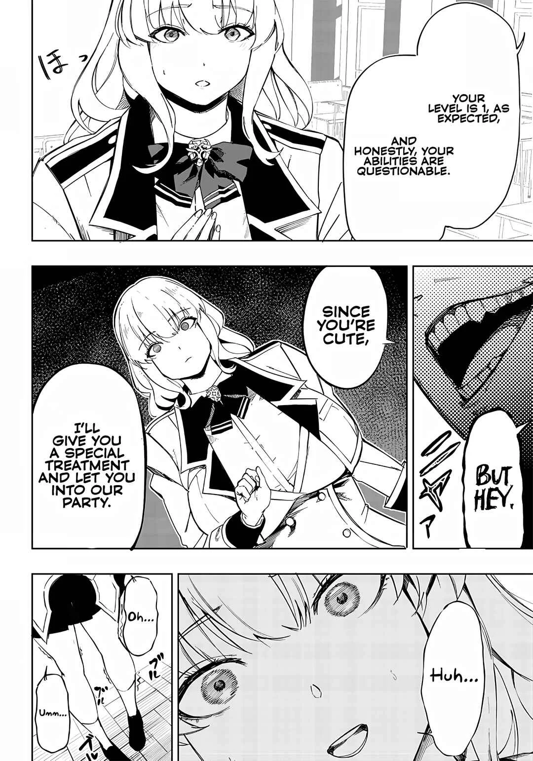 Wazawai no Avalon: Game Saijaku no Akuyaku Debu ni Ten'i Shita kedo, Ore dake "Yasereba Tsuyokute New Game" na Sekai datta no de, Saisoku Level Up & Hametsu Flag Kaihi de Kage no Eiyuu o Mezashimasu Chapter 2 - Page 38