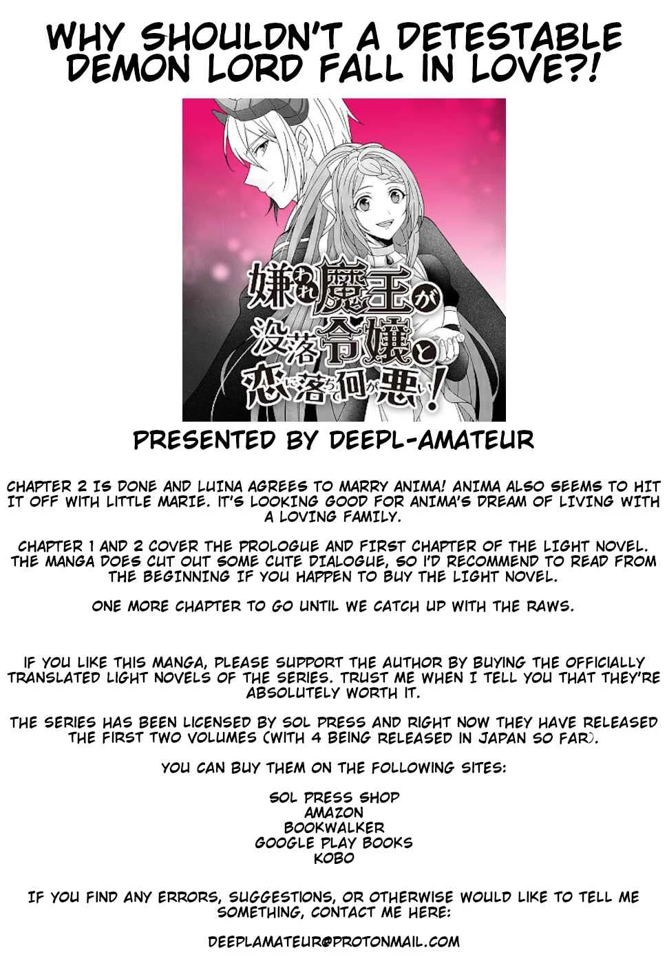 Why Shouldn't a Detestable Demon Lord Fall in Love?! Chapter 2 - Page 32
