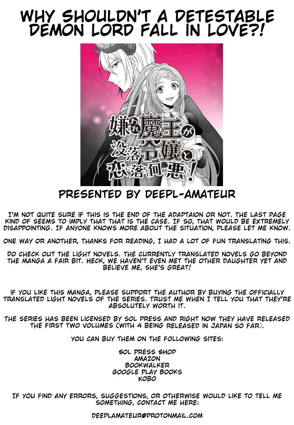 Why Shouldn't a Detestable Demon Lord Fall in Love?! Chapter 3 - Page 34