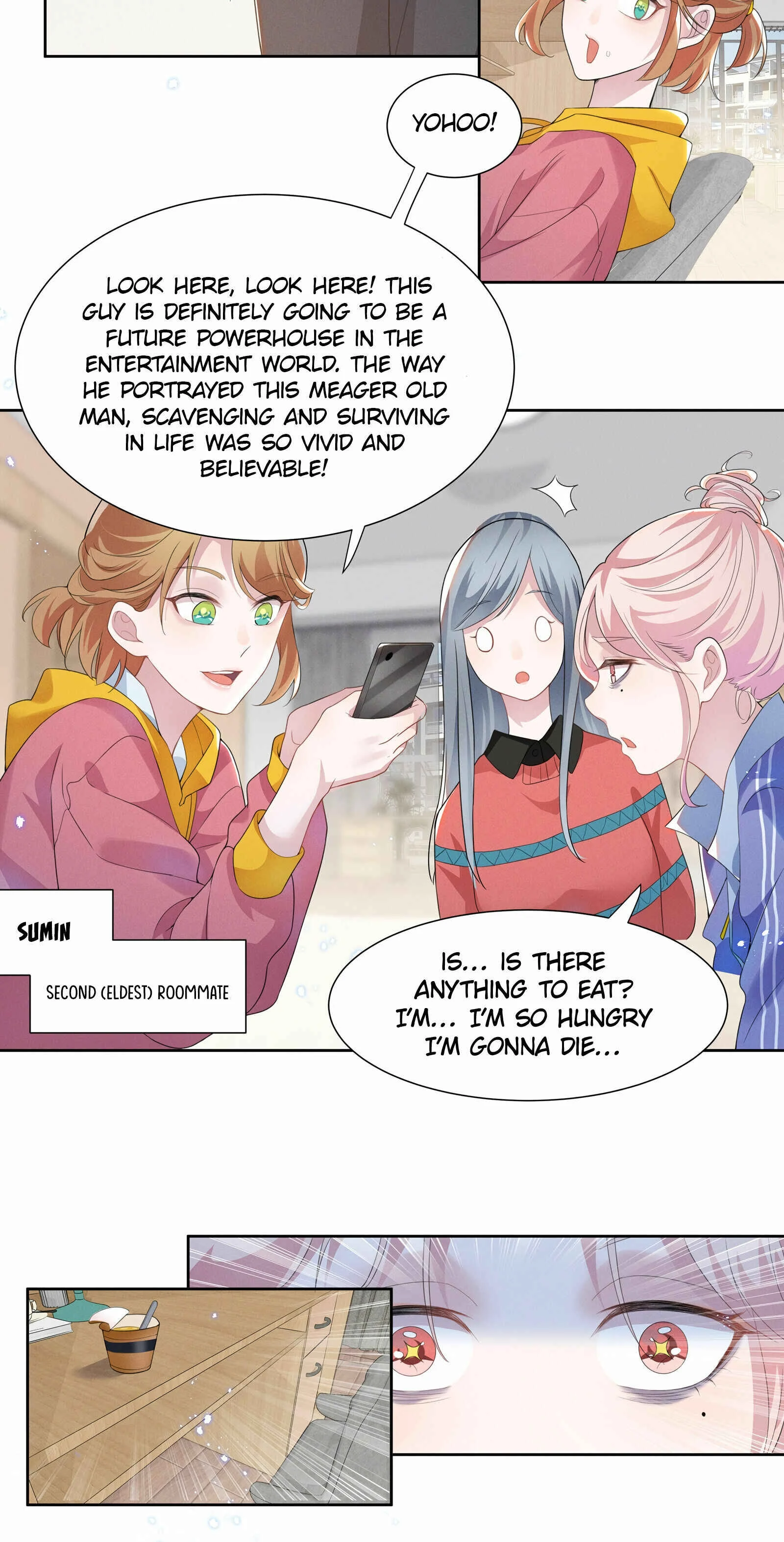 Yǔzhòu Dì-yī Cùshén Chapter 4: Star actress He arrives at the school!! - Page 4