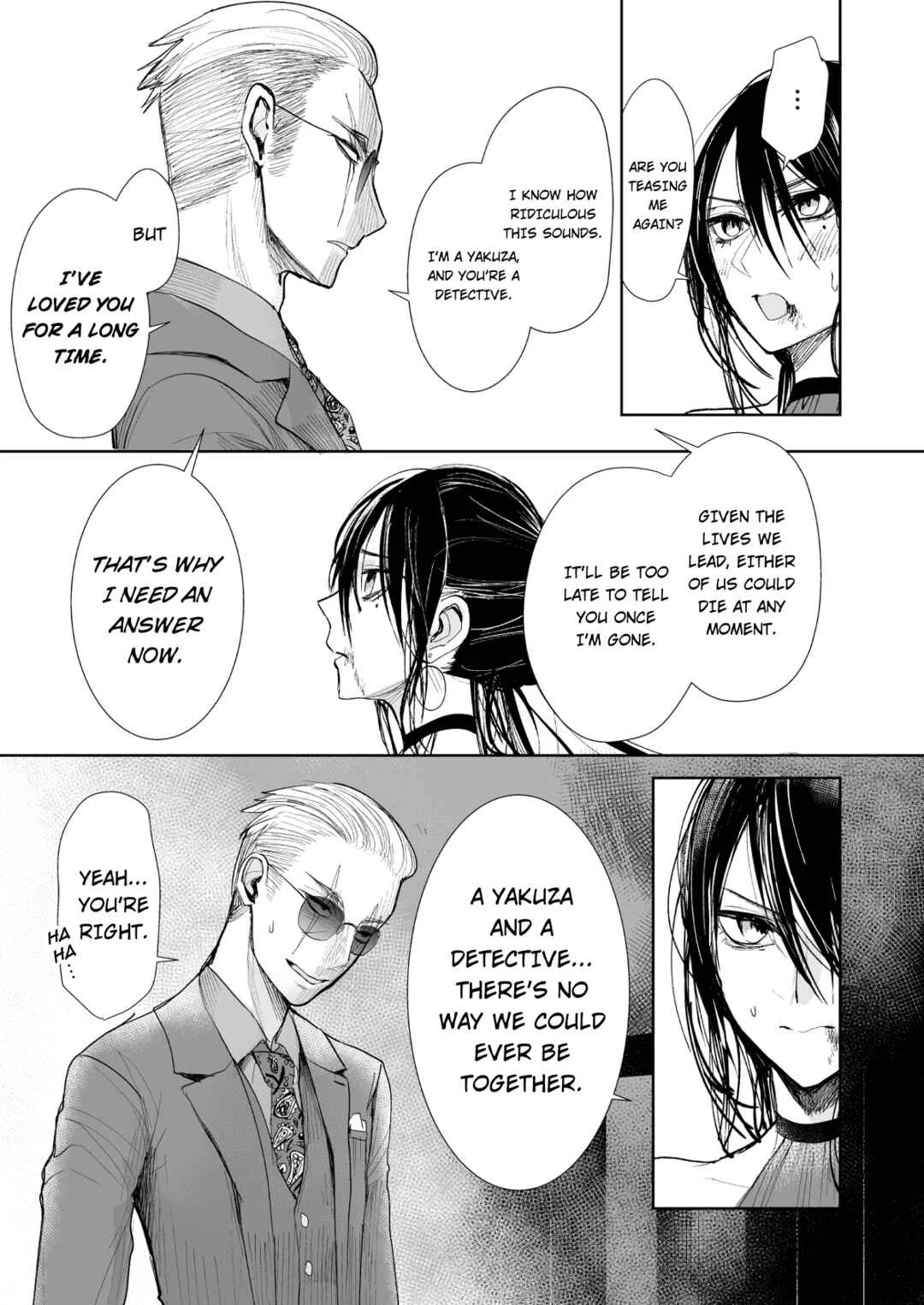 Yakuza to Metsuki no Warui Onna Keiji no Hanashi Chapter 5: Please, Go Out With Me - Page 8