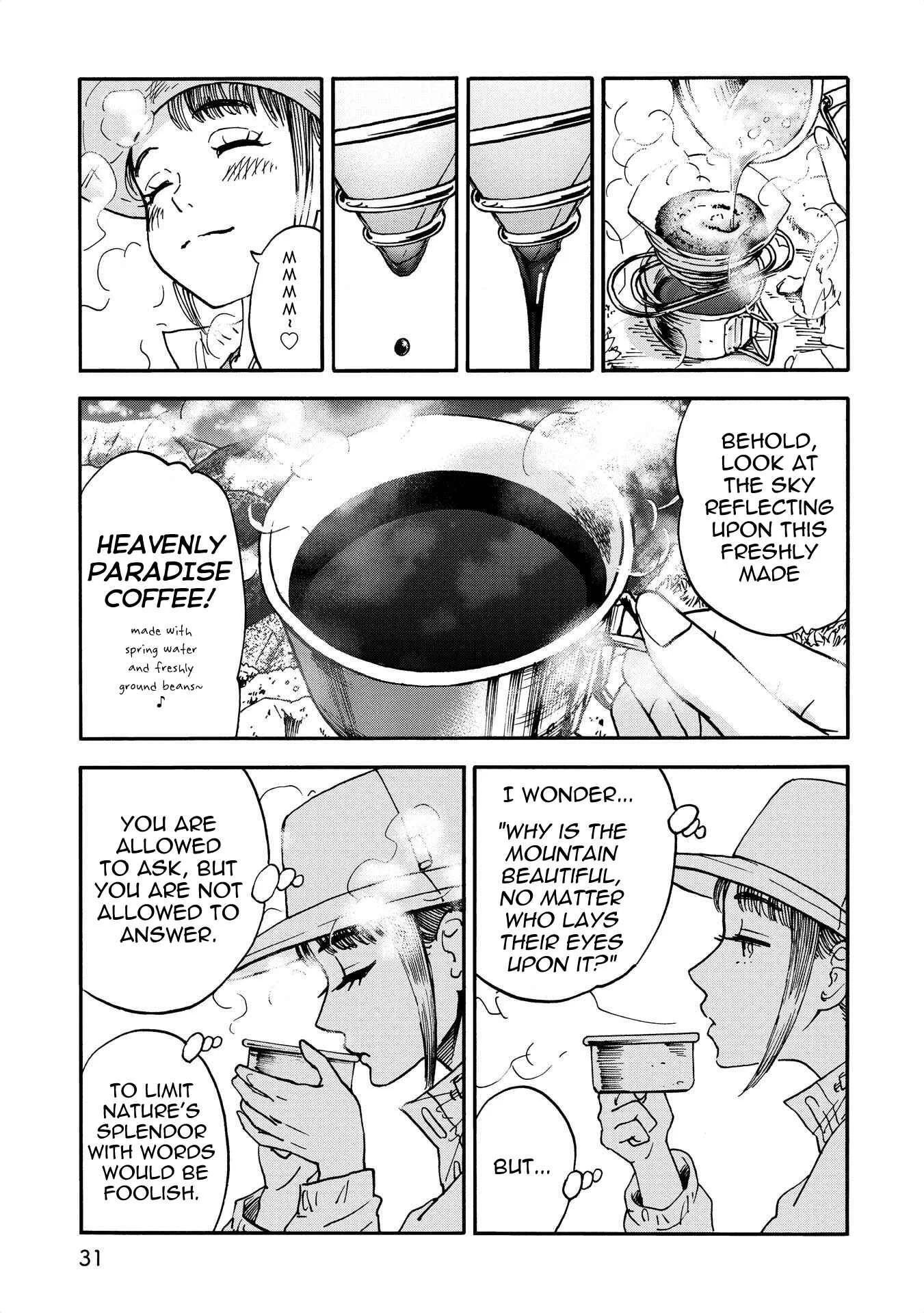 Yama to Shokuyoku to Watashi Chapter 3: Heavenly Paradise Coffee - Page 9