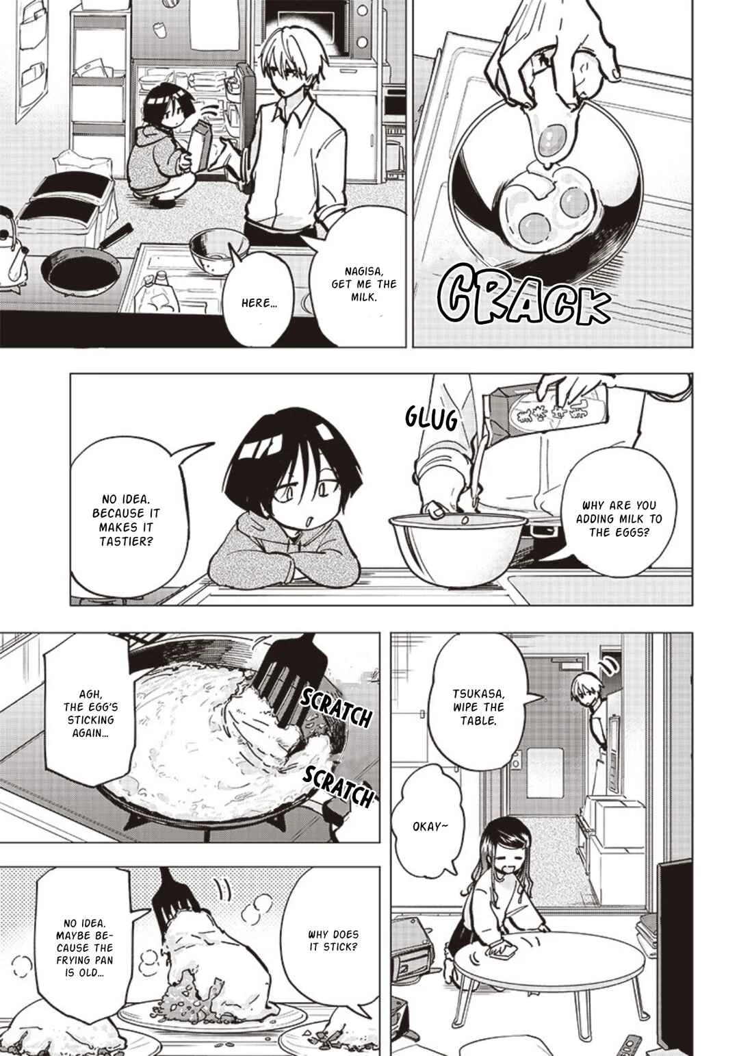 Yankee-kun to Kagaku Gohan Chapter 1: 1st Period: Water-bath Cooked Omurice - Page 11