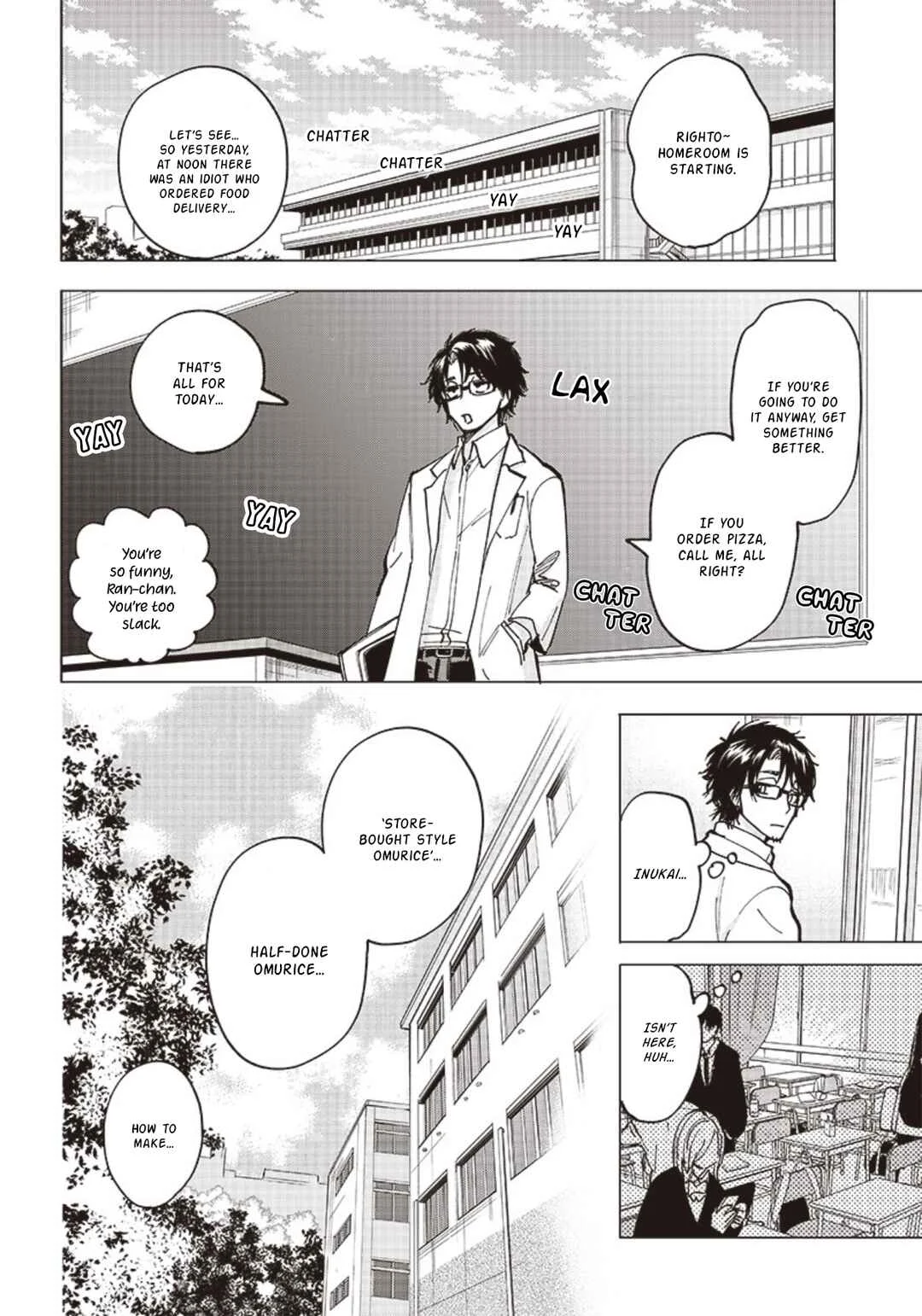 Yankee-kun to Kagaku Gohan Chapter 1: 1st Period: Water-bath Cooked Omurice - Page 14