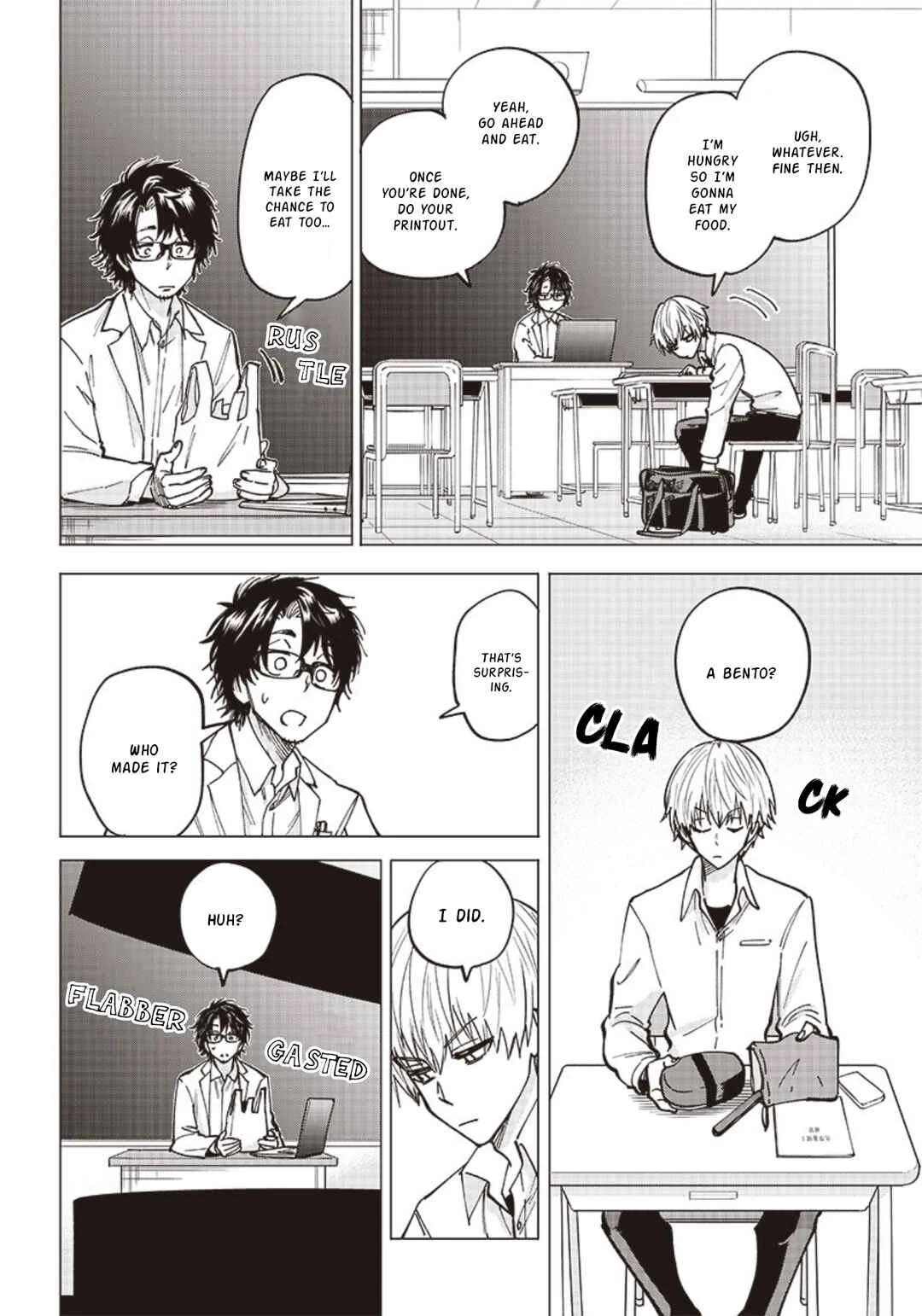 Yankee-kun to Kagaku Gohan Chapter 1: 1st Period: Water-bath Cooked Omurice - Page 24