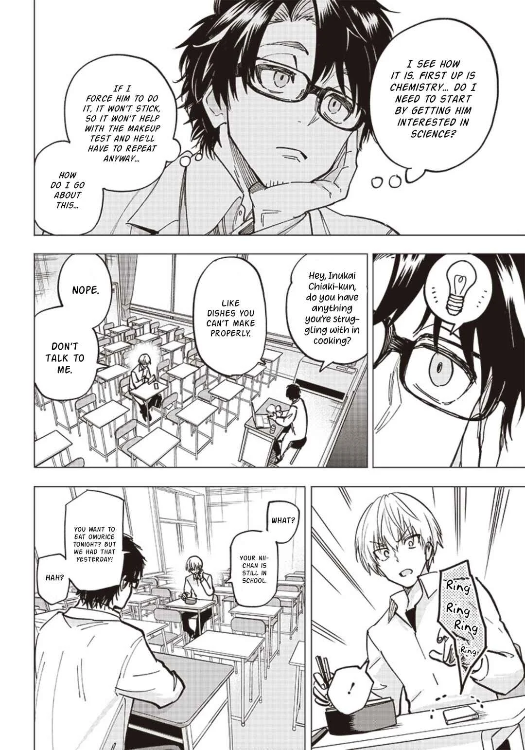 Yankee-kun to Kagaku Gohan Chapter 1: 1st Period: Water-bath Cooked Omurice - Page 28