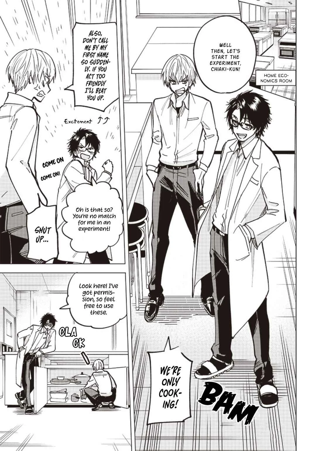 Yankee-kun to Kagaku Gohan Chapter 1: 1st Period: Water-bath Cooked Omurice - Page 33
