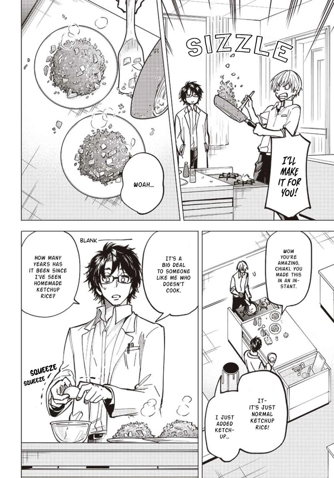 Yankee-kun to Kagaku Gohan Chapter 1: 1st Period: Water-bath Cooked Omurice - Page 36