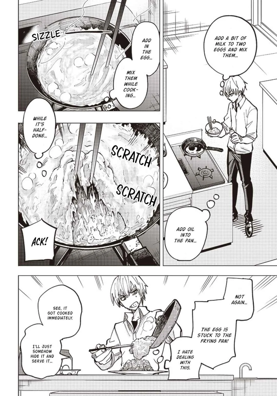 Yankee-kun to Kagaku Gohan Chapter 1: 1st Period: Water-bath Cooked Omurice - Page 38