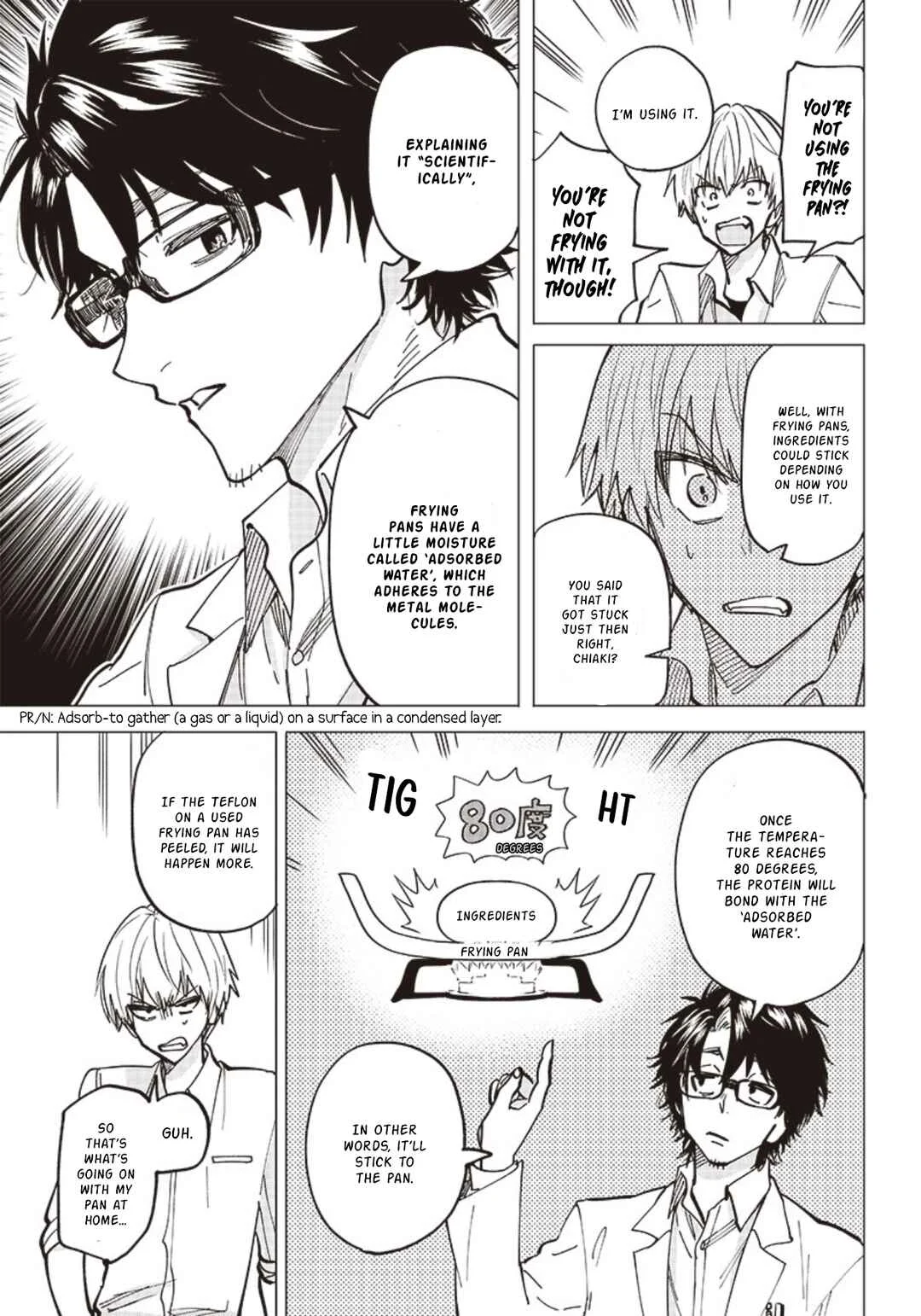 Yankee-kun to Kagaku Gohan Chapter 1: 1st Period: Water-bath Cooked Omurice - Page 41