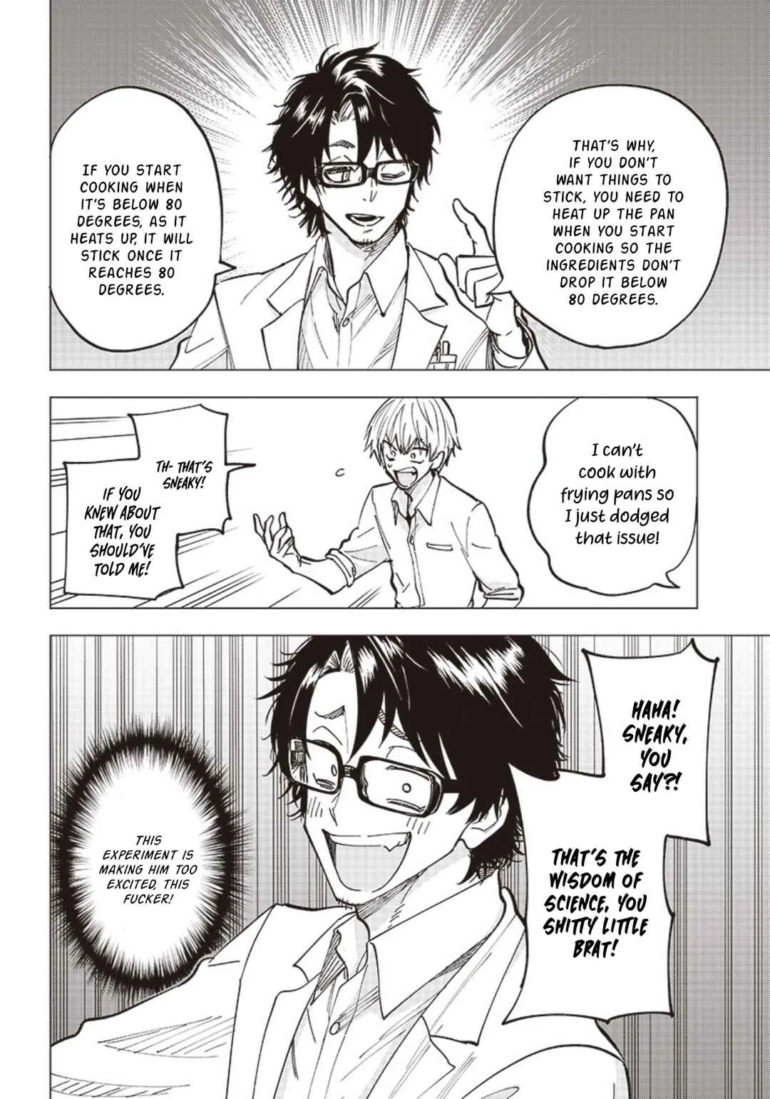 Yankee-kun to Kagaku Gohan Chapter 1: 1st Period: Water-bath Cooked Omurice - Page 42