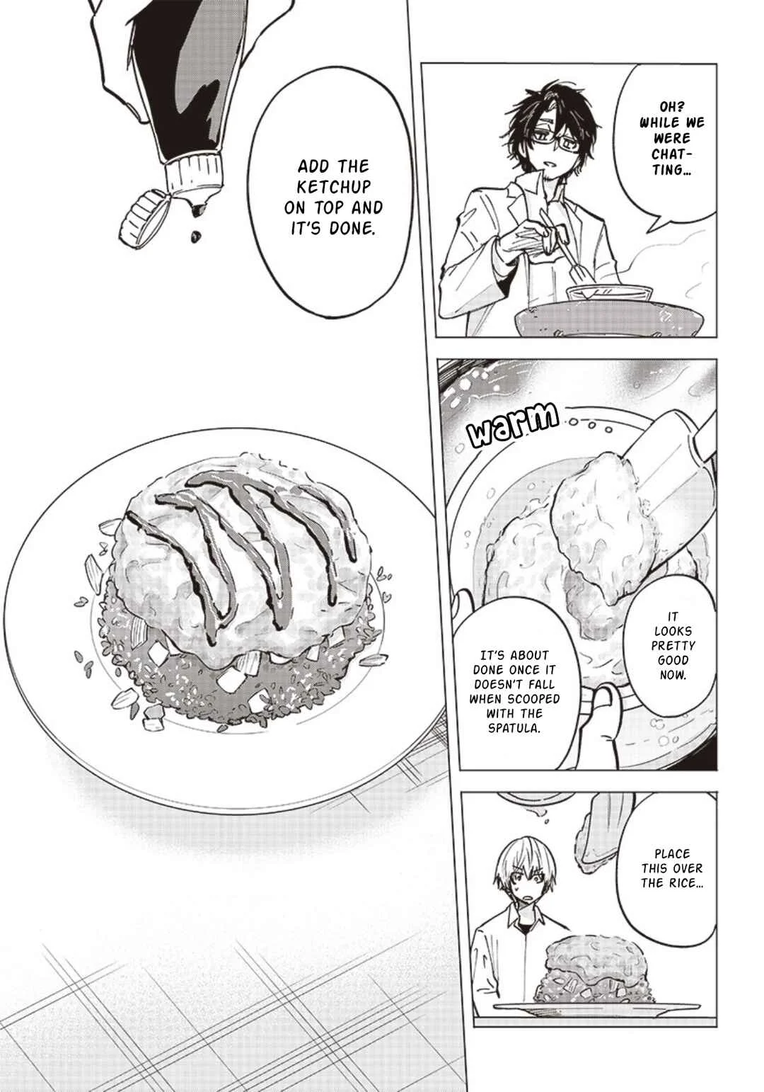 Yankee-kun to Kagaku Gohan Chapter 1: 1st Period: Water-bath Cooked Omurice - Page 43