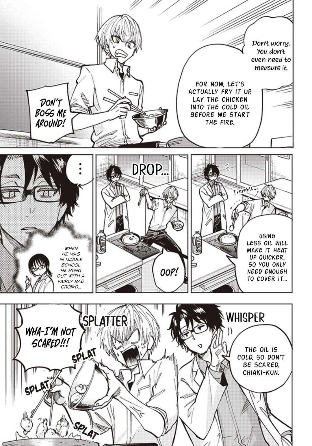 Yankee-kun to Kagaku Gohan Chapter 2: 2nd Period: Karaage fried from cold oil - Page 25
