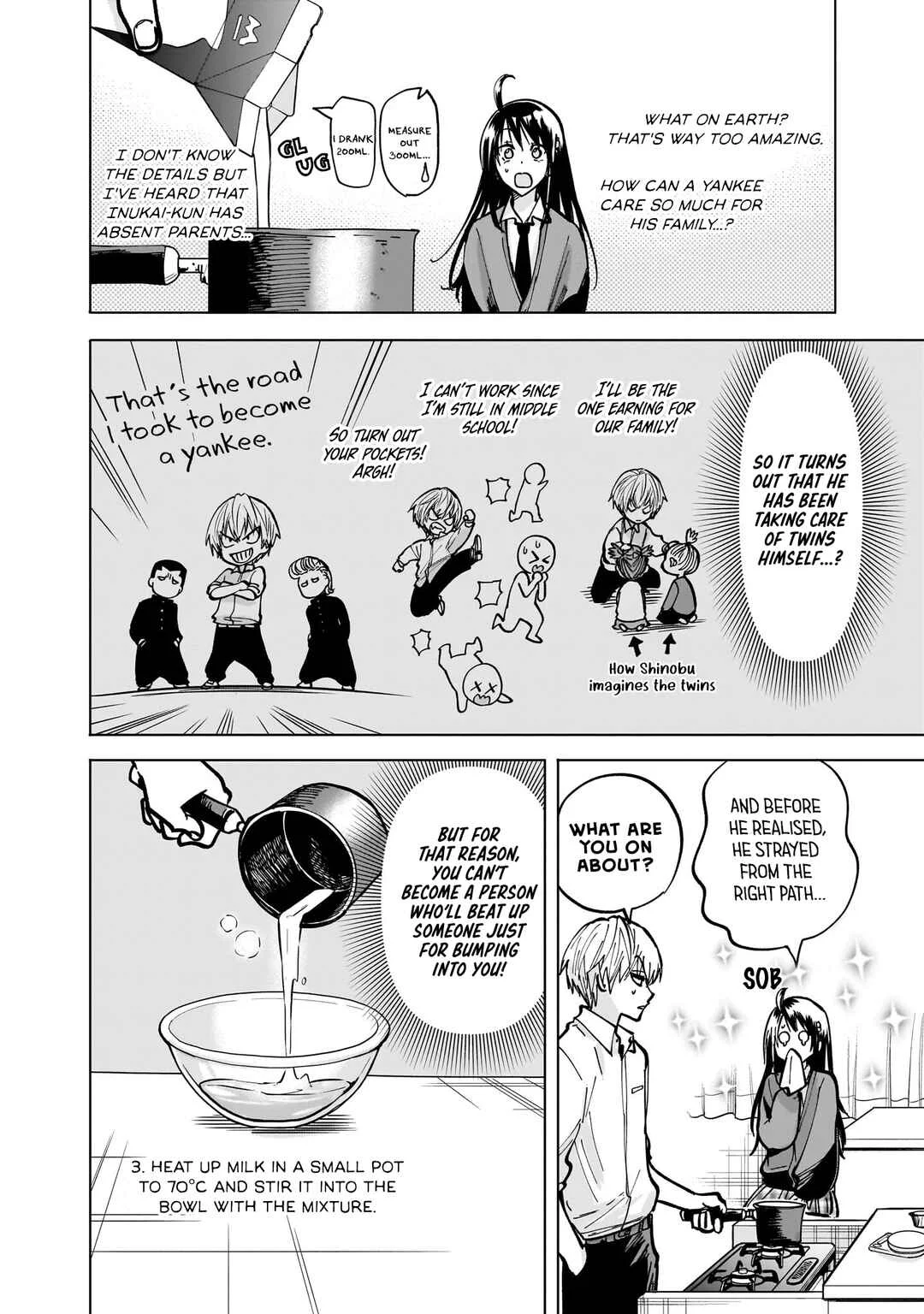 Yankee-kun to Kagaku Gohan Chapter 3: 3rd Period: Thermal conducted old-fashioned pudding - Page 15