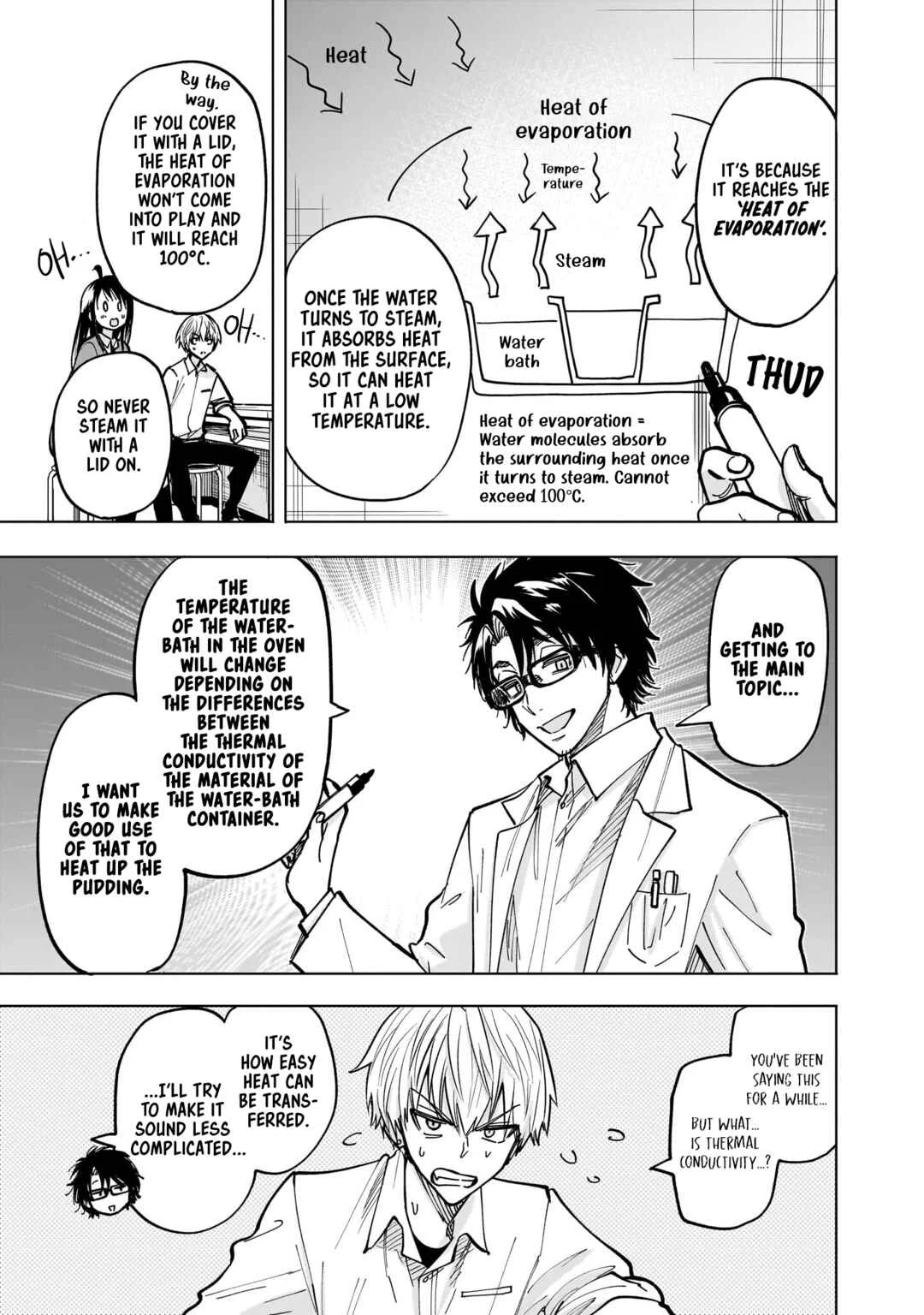 Yankee-kun to Kagaku Gohan Chapter 3: 3rd Period: Thermal conducted old-fashioned pudding - Page 18