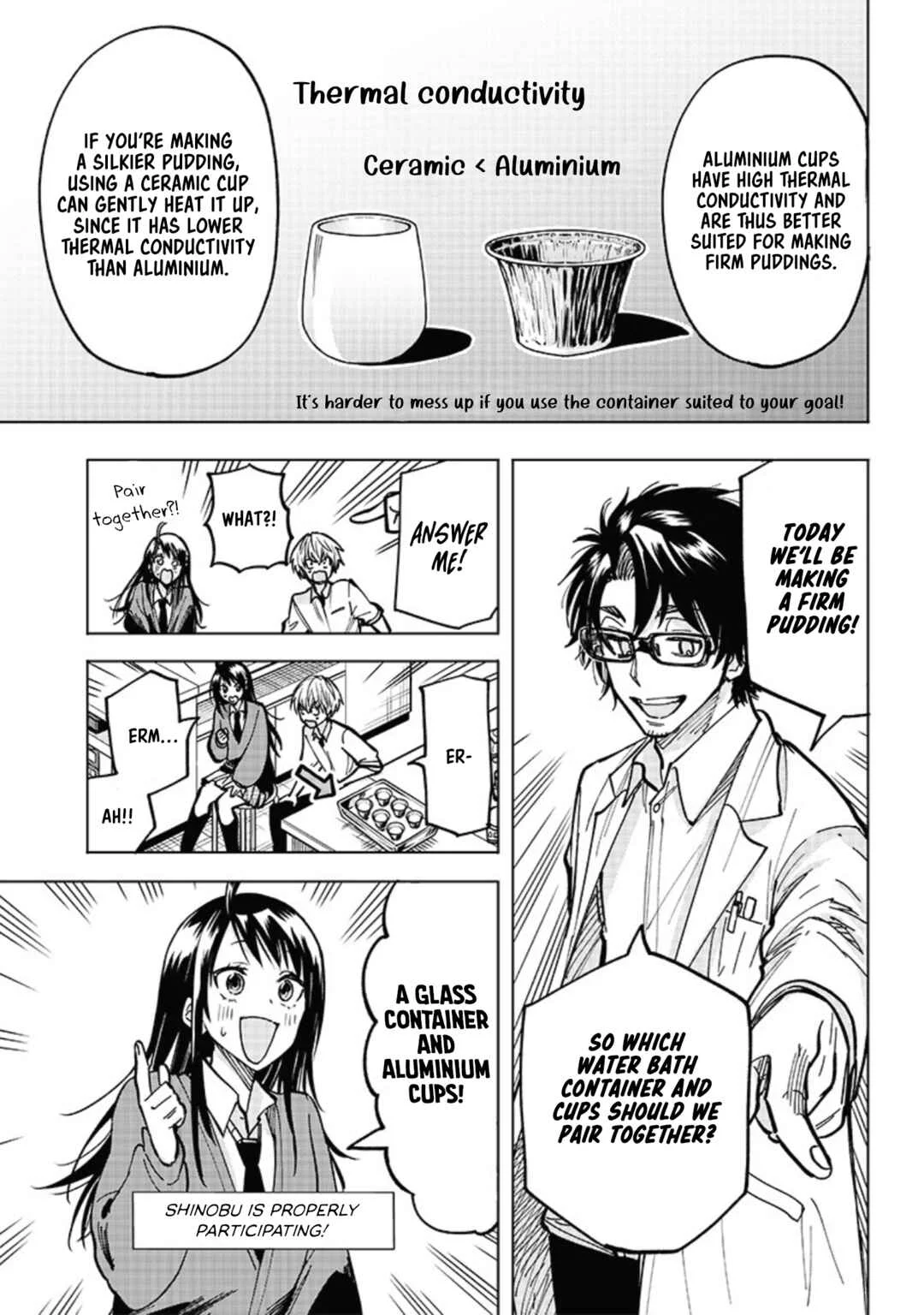 Yankee-kun to Kagaku Gohan Chapter 3: 3rd Period: Thermal conducted old-fashioned pudding - Page 20