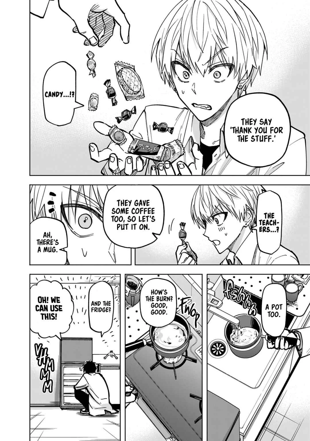 Yankee-kun to Kagaku Gohan Chapter 4: Contrastive effect of Salt & Coffee - Page 30