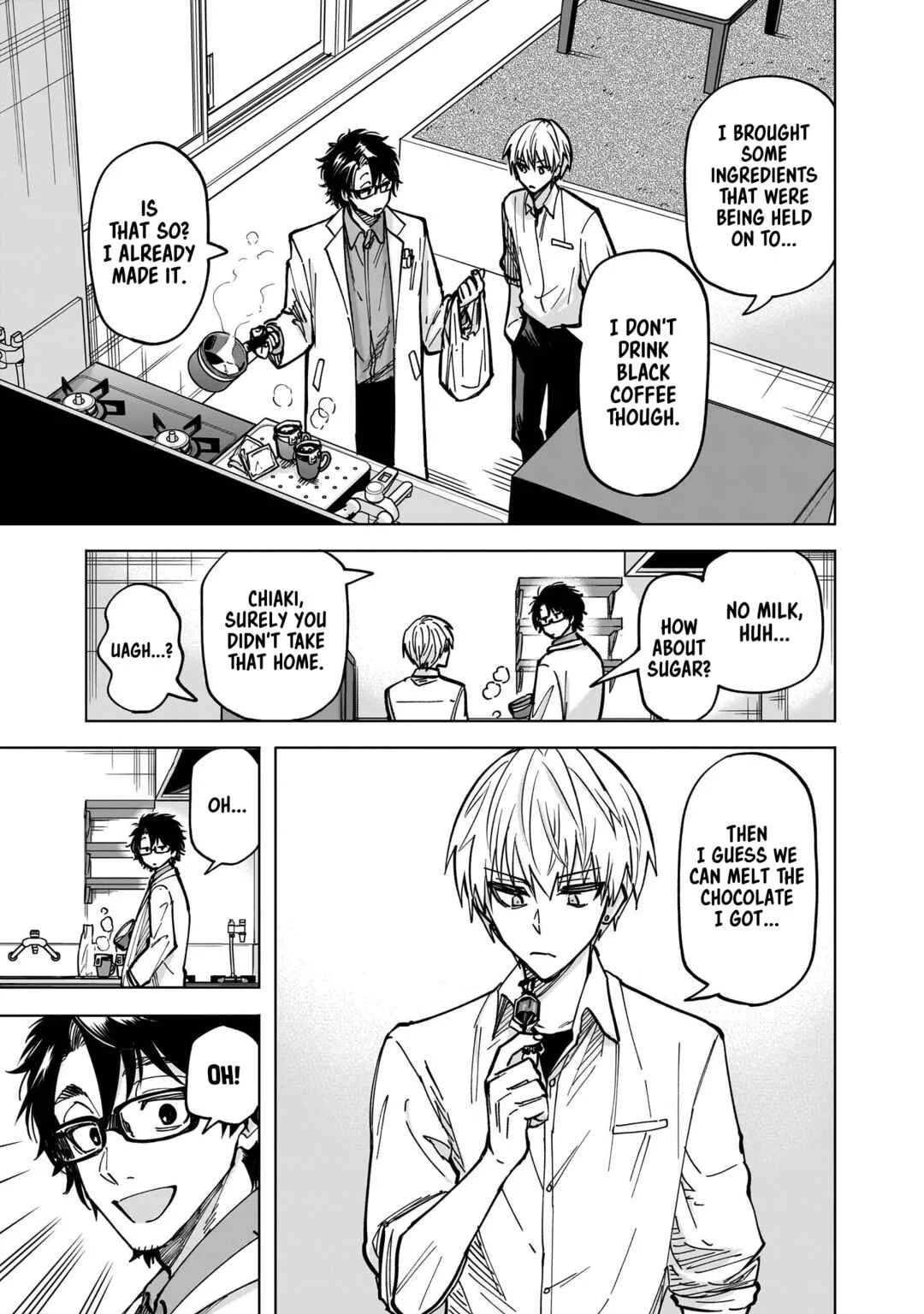 Yankee-kun to Kagaku Gohan Chapter 4: Contrastive effect of Salt & Coffee - Page 31
