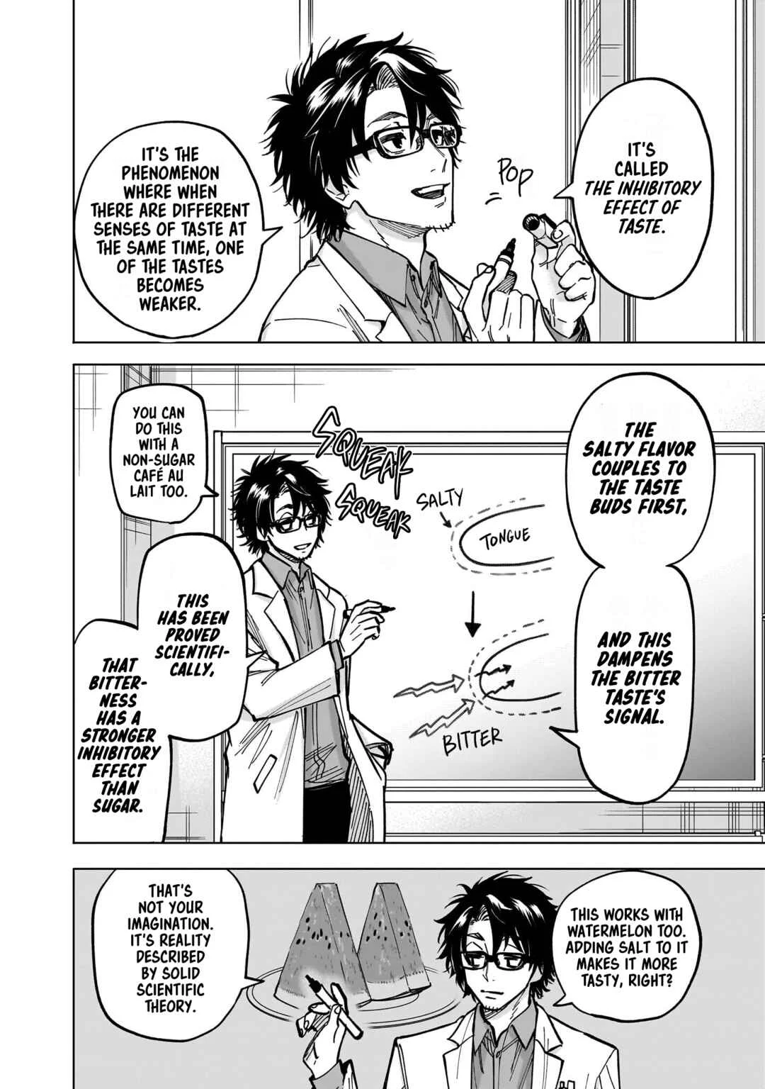 Yankee-kun to Kagaku Gohan Chapter 4: Contrastive effect of Salt & Coffee - Page 34