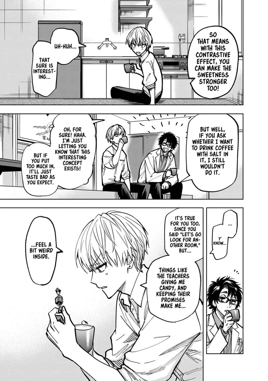 Yankee-kun to Kagaku Gohan Chapter 4: Contrastive effect of Salt & Coffee - Page 35