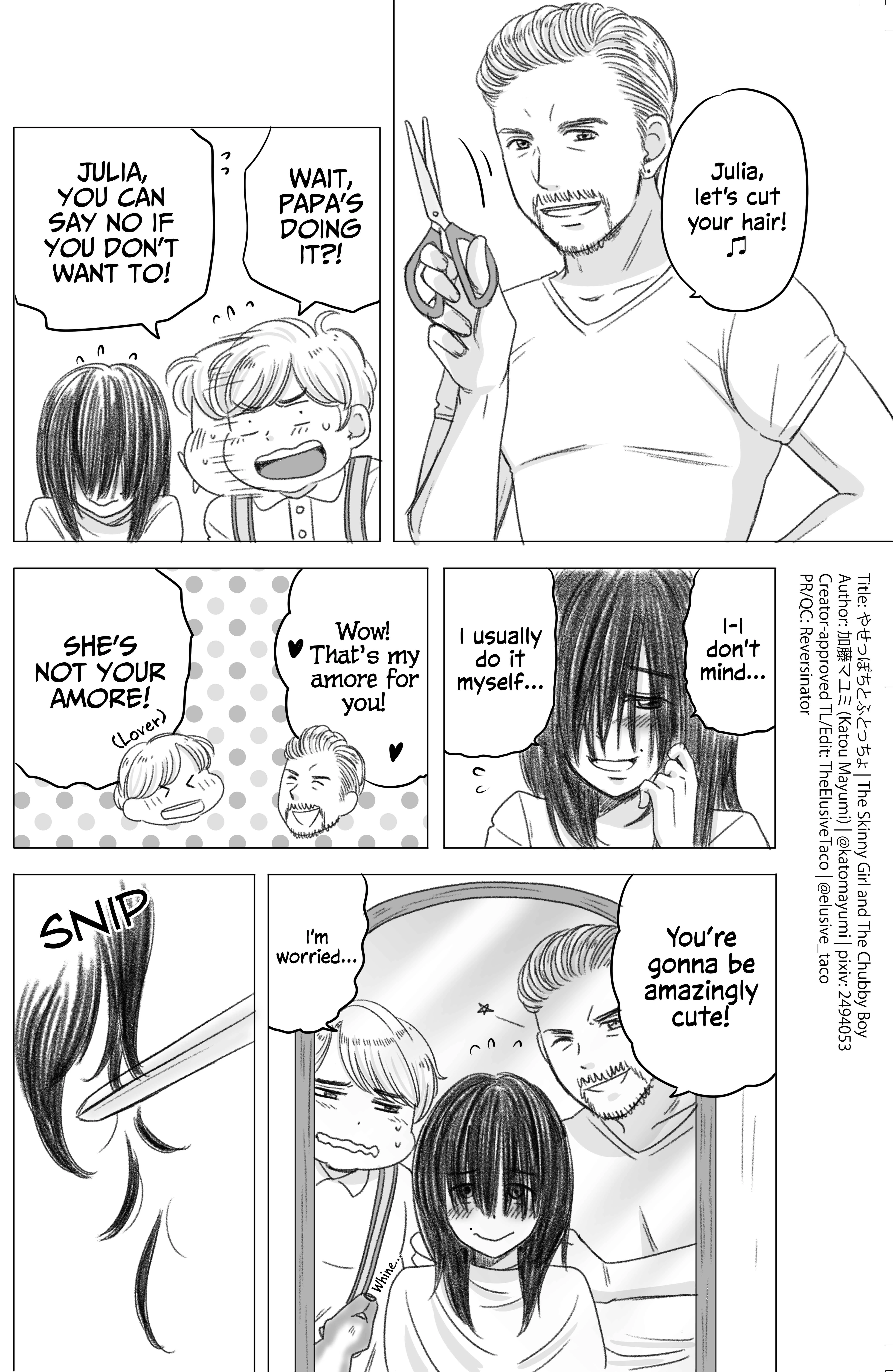 Yaseppochi to Futoccyo (Pre-Serialization) Chapter 3 - Page 1