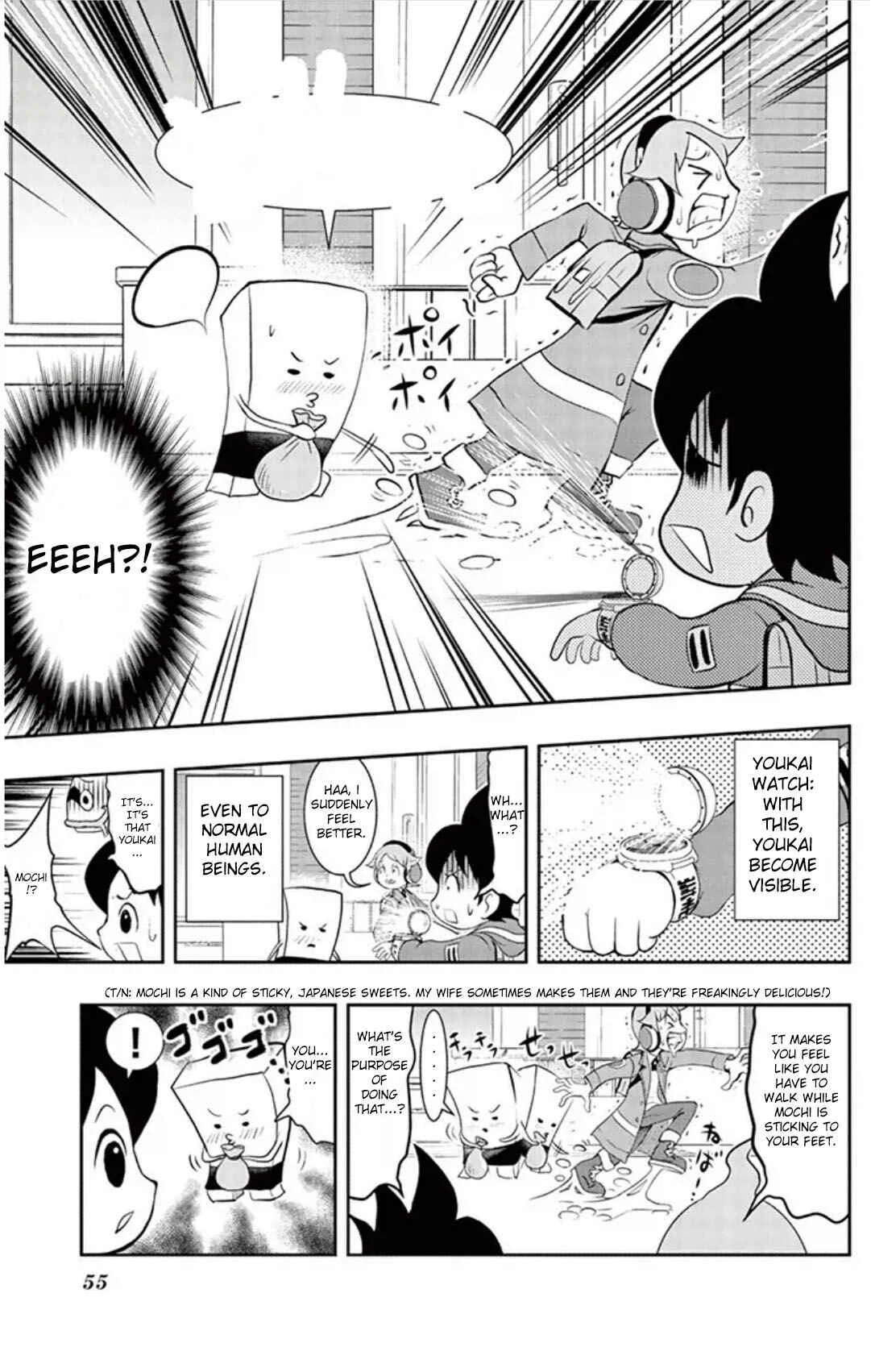 Yo-kai Watch Chapter 3: Food Is Scary!? - Mochi-Youkai Chikaramochi - Page 7