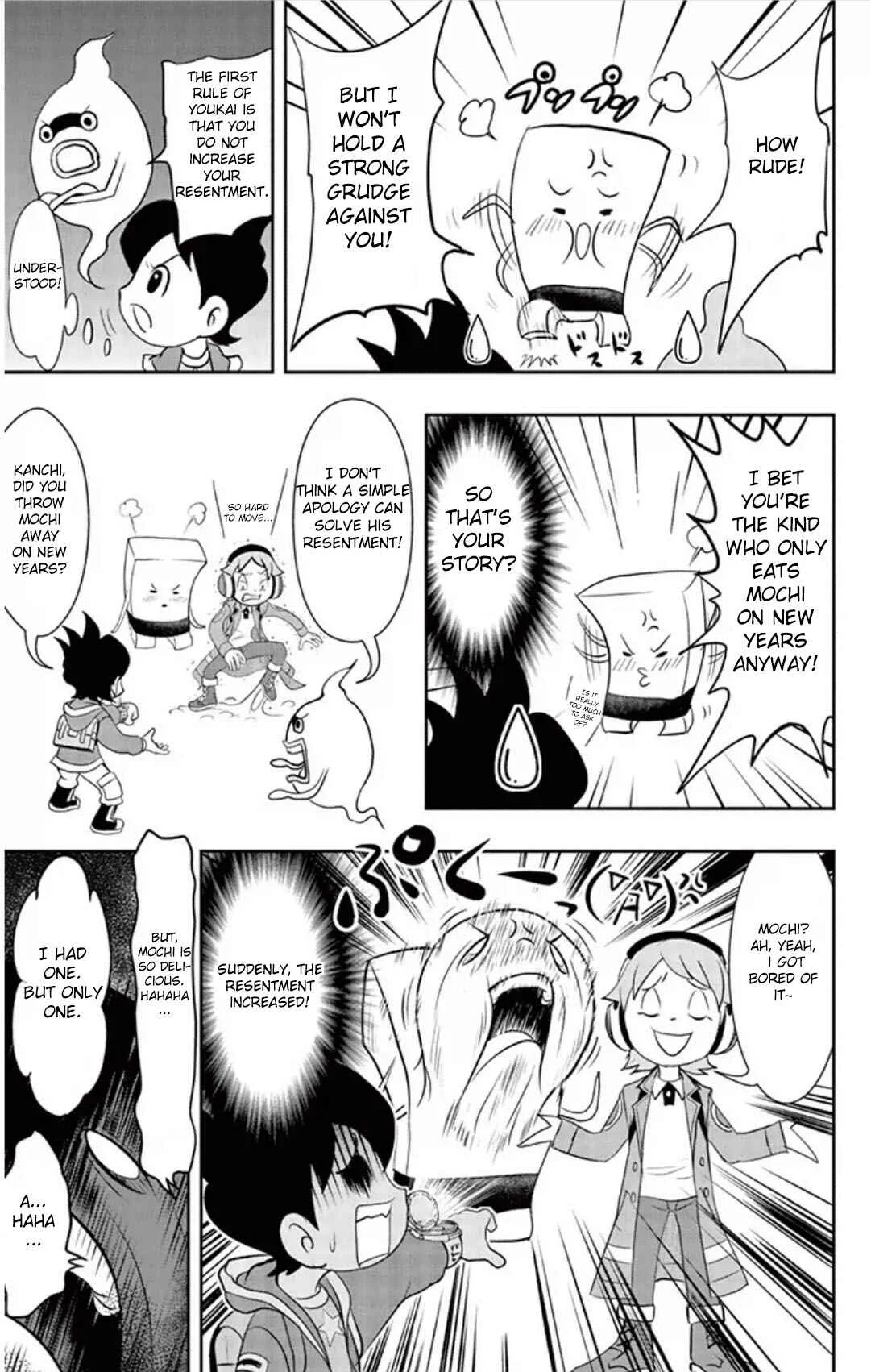 Yo-kai Watch Chapter 3: Food Is Scary!? - Mochi-Youkai Chikaramochi - Page 9