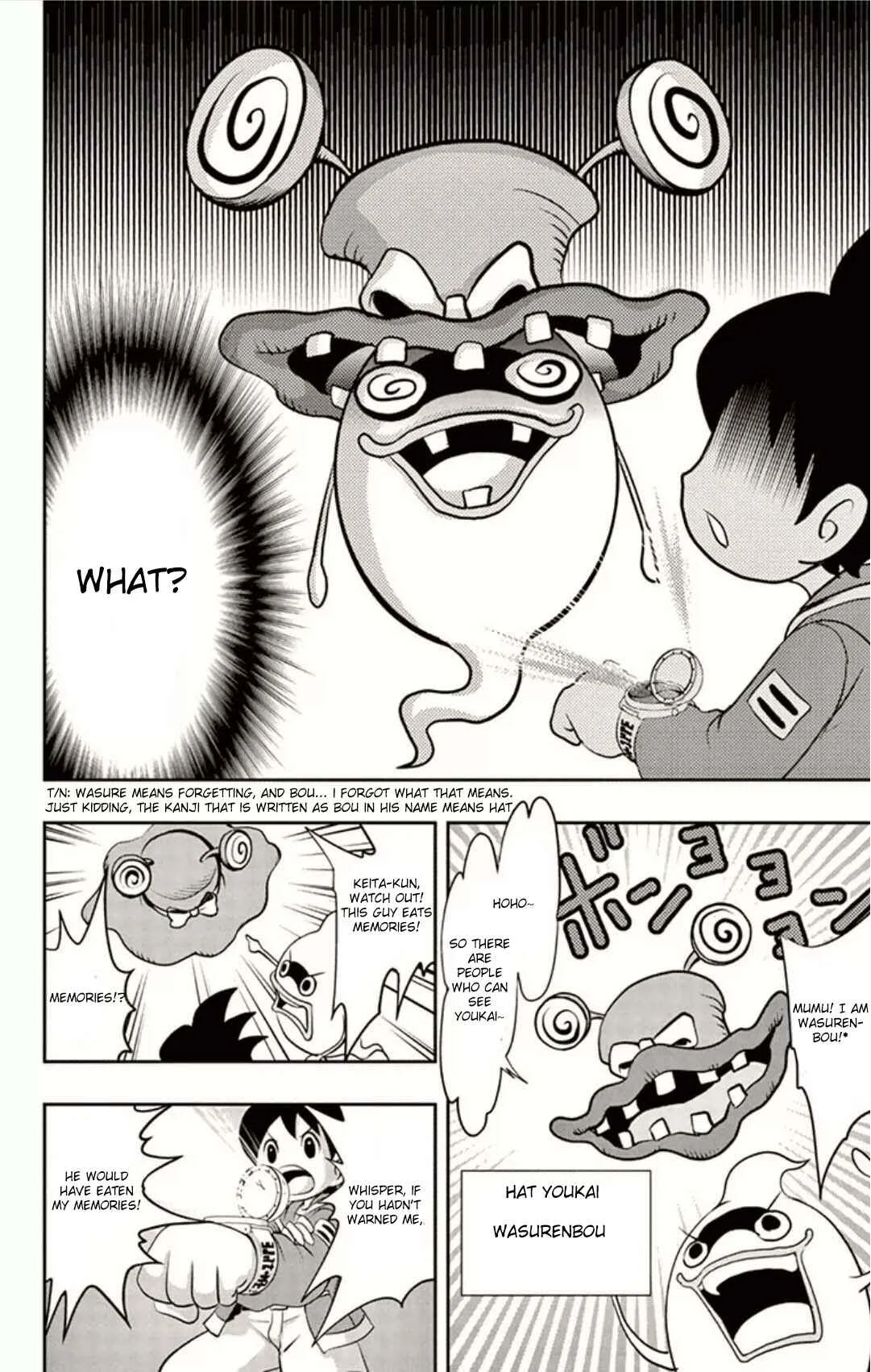 Yo-kai Watch Chapter 4: Beware Of Forgetting! - Hat-Youkai Wasurenbou - Page 4