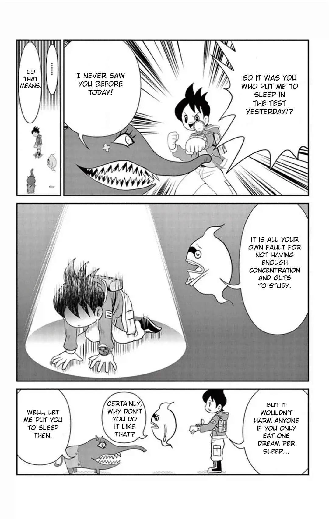 Yo-kai Watch Chapter 5: Dreams Are The Mirror Of The Heart!? - Dreameating-Youkai Baku - Page 14