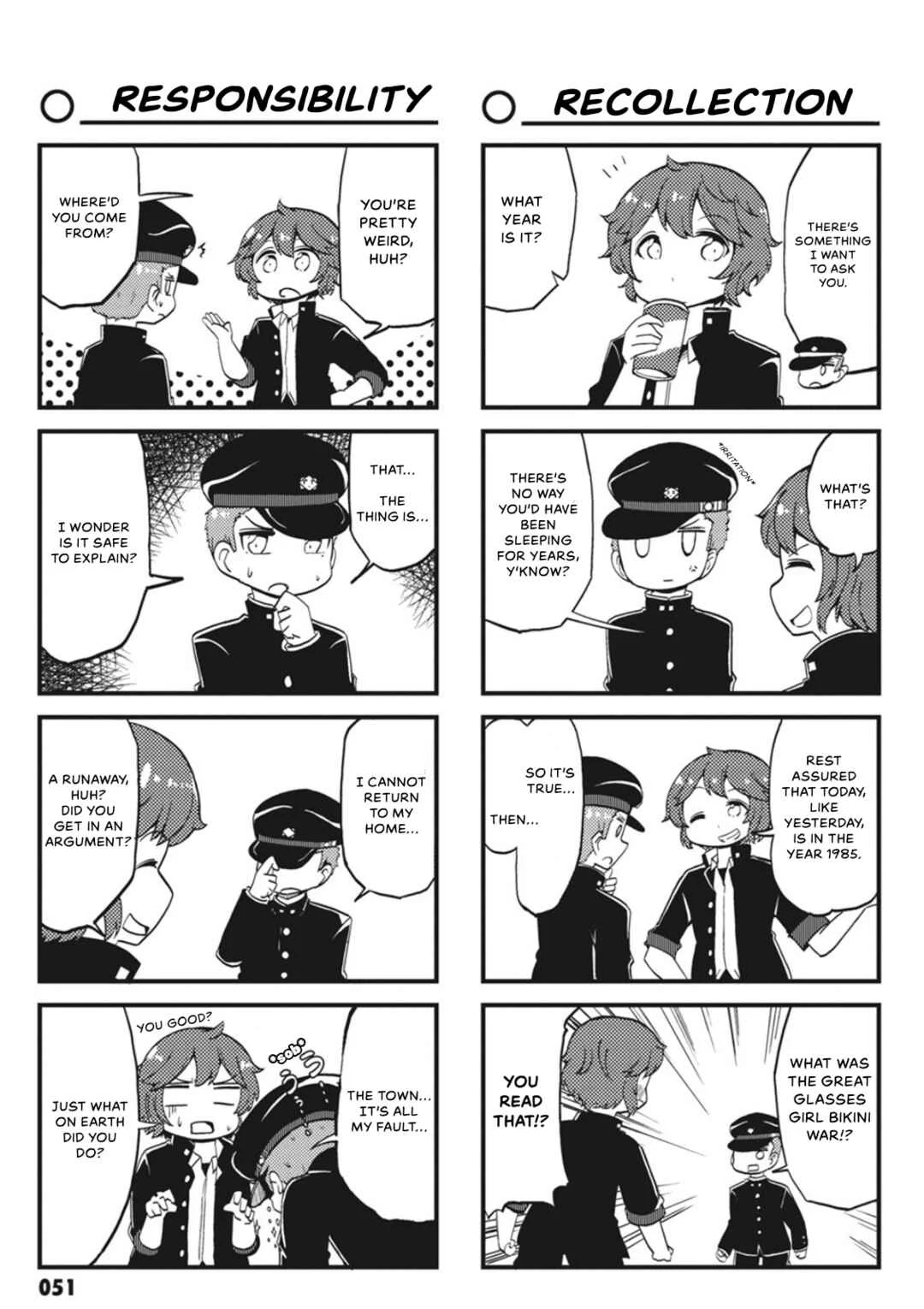 Yonkoma 13 Kihei Bouei-ken!! ~Kochira Sector X~ Chapter 5: Boy Meets Boy And Girl - Page 5