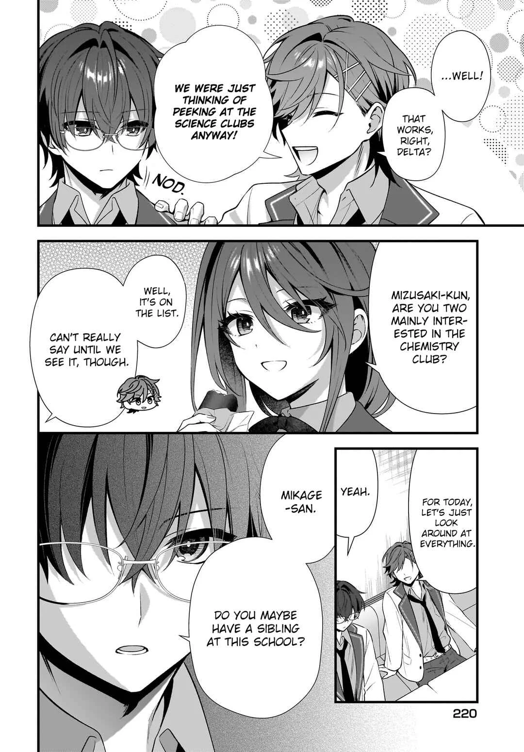 Yotte, Hatsukoi wa Shoumei sareta. - Delta to Gamma no Rigakubu Note - Chapter 3 - Page 22