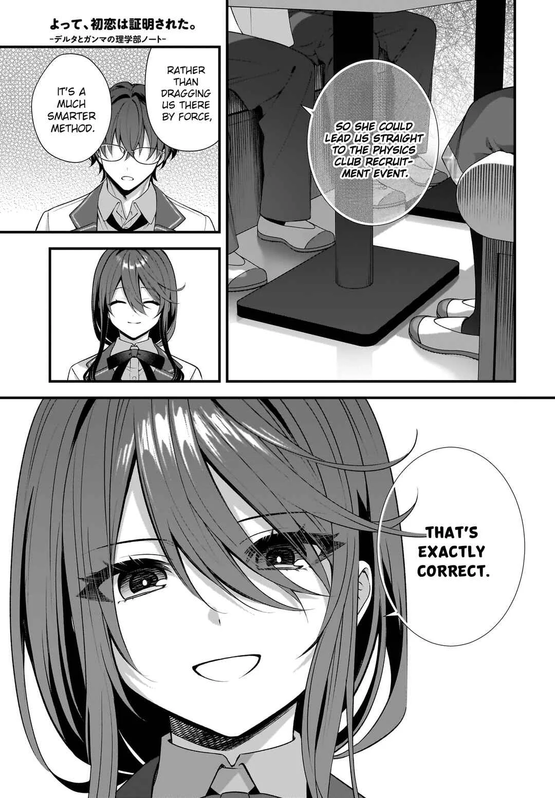 Yotte, Hatsukoi wa Shoumei sareta. - Delta to Gamma no Rigakubu Note - Chapter 3 - Page 25
