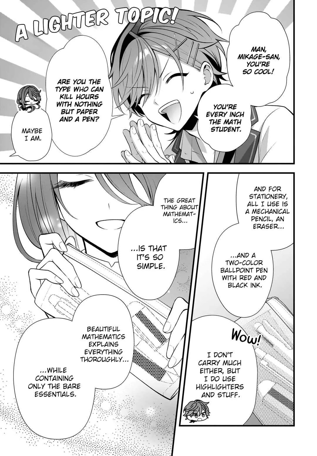 Yotte, Hatsukoi wa Shoumei sareta. - Delta to Gamma no Rigakubu Note - Chapter 4 - Page 37
