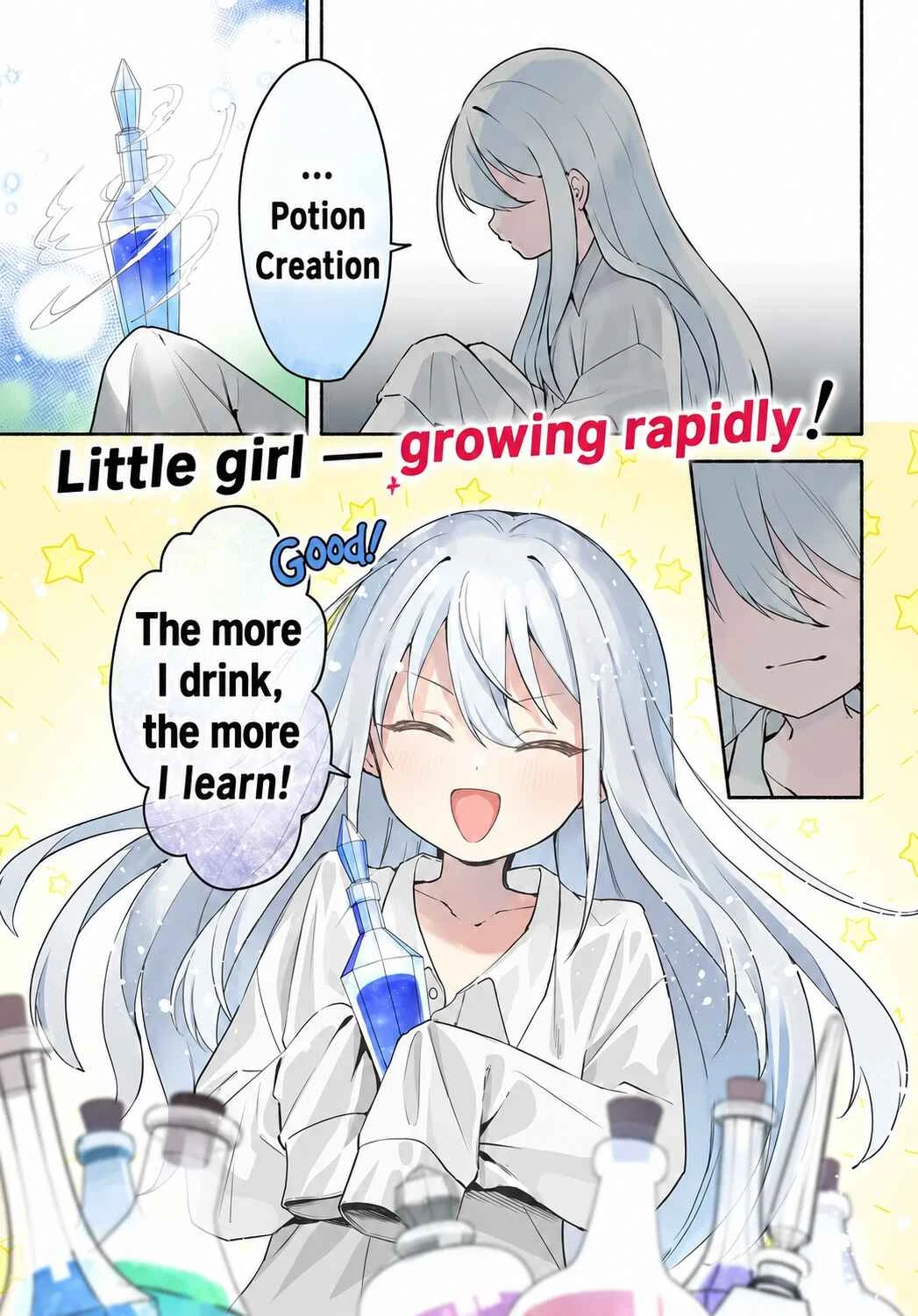 Youjo na Majo to Mori no Kuma-san: Isekai de Potion Tsukutte Nonbiri Slow Life ga Shitai no jaga? Chapter 1: The little Witch and the forest bear - Page 1