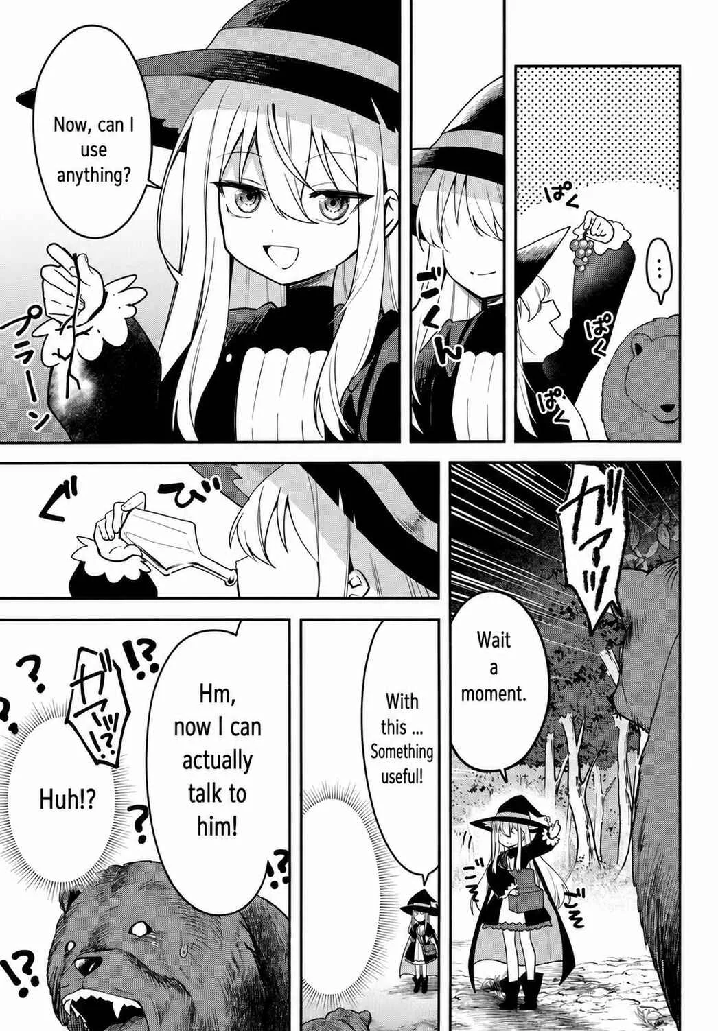 Youjo na Majo to Mori no Kuma-san: Isekai de Potion Tsukutte Nonbiri Slow Life ga Shitai no jaga? Chapter 1: The little Witch and the forest bear - Page 31