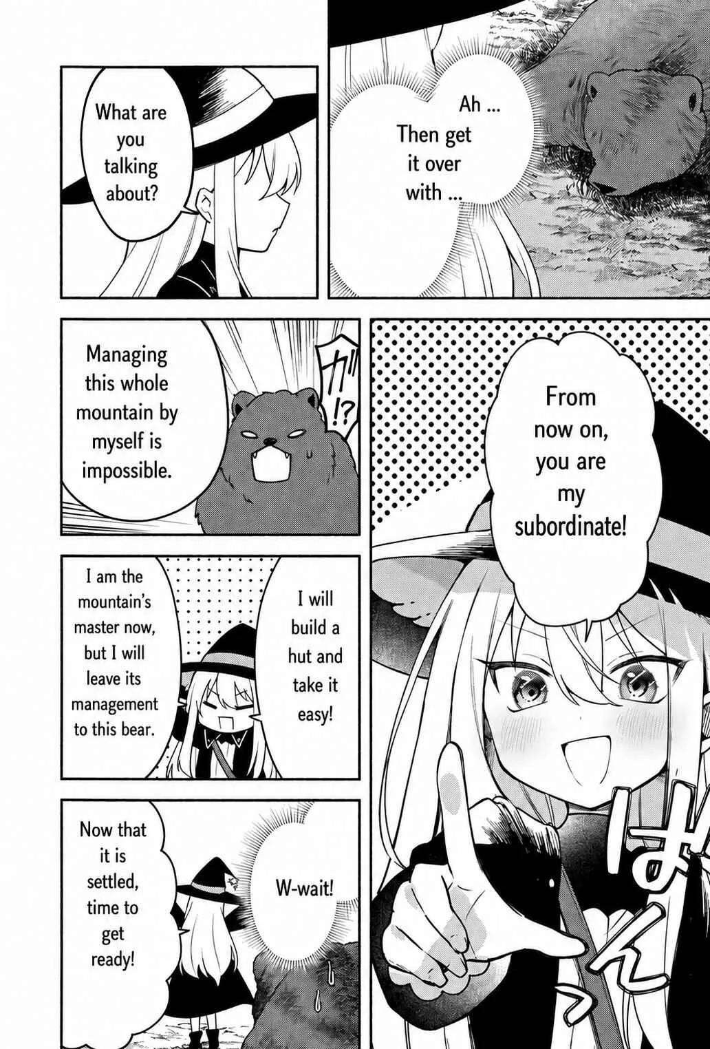 Youjo na Majo to Mori no Kuma-san: Isekai de Potion Tsukutte Nonbiri Slow Life ga Shitai no jaga? Chapter 1: The little Witch and the forest bear - Page 40