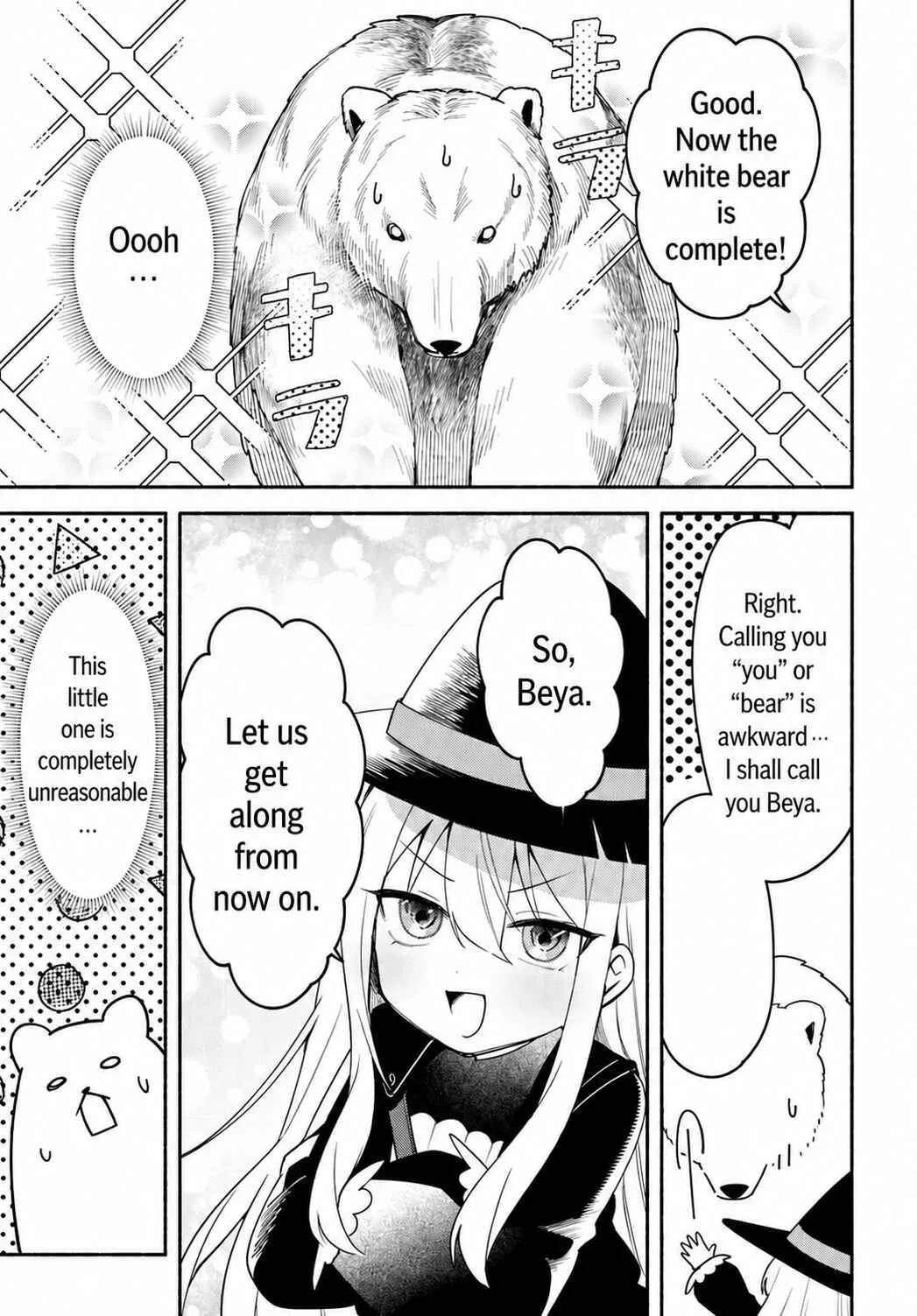 Youjo na Majo to Mori no Kuma-san: Isekai de Potion Tsukutte Nonbiri Slow Life ga Shitai no jaga? Chapter 1: The little Witch and the forest bear - Page 43